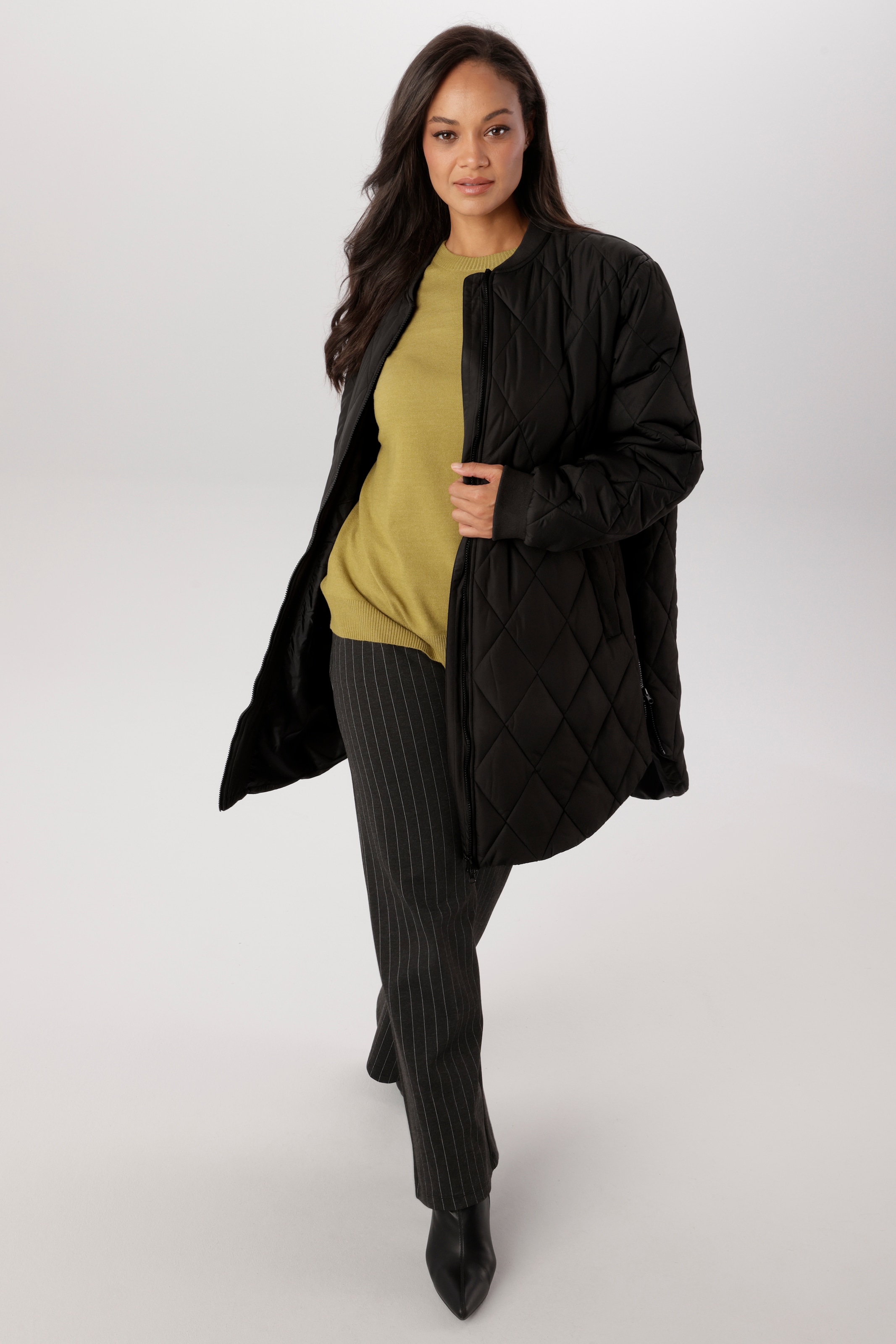 Aniston PLUS Steppjacke ohne Kapuze perfekt für den Übergang - NEUE KOLLEKTION