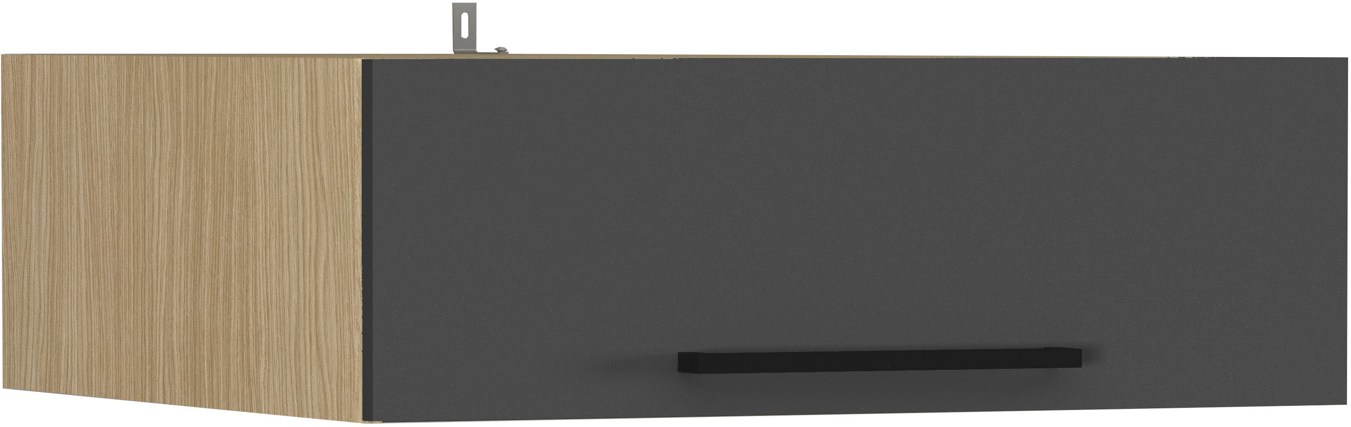 KOCHSTATION Aufsatzschrank "Luna, Hängeschrank, Küchenhängeschrank, Made in Italy" B/T/H: 60×60×20 cm, zusätzlicher Stauraum über der Arbeitsfläche