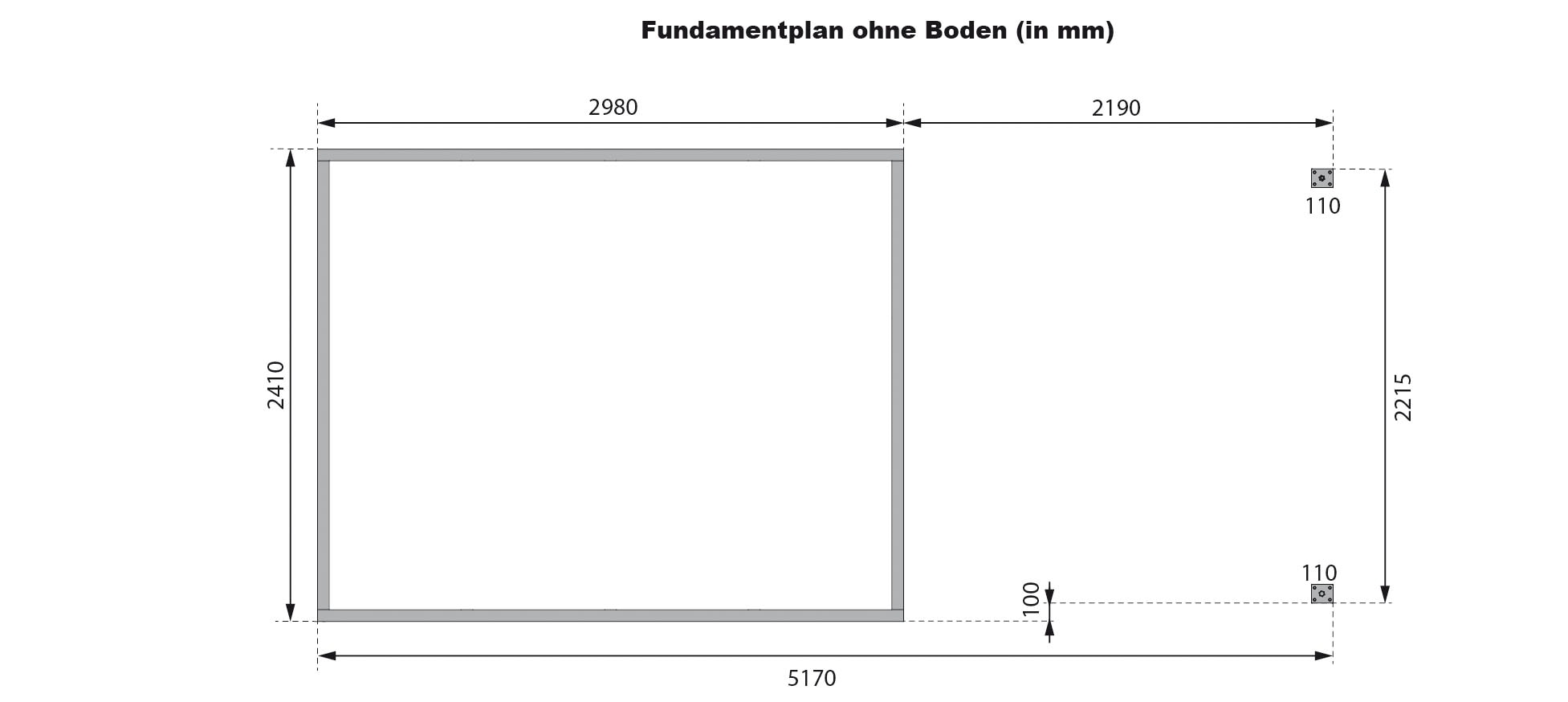 Karibu Gartenhaus »"Jupiter 5 C" SET anthrazit, mit Anbaudach 2,35 m breit«, hochwertige Materialien: nordische Fichte, Stahlecken, Trapezblechdach