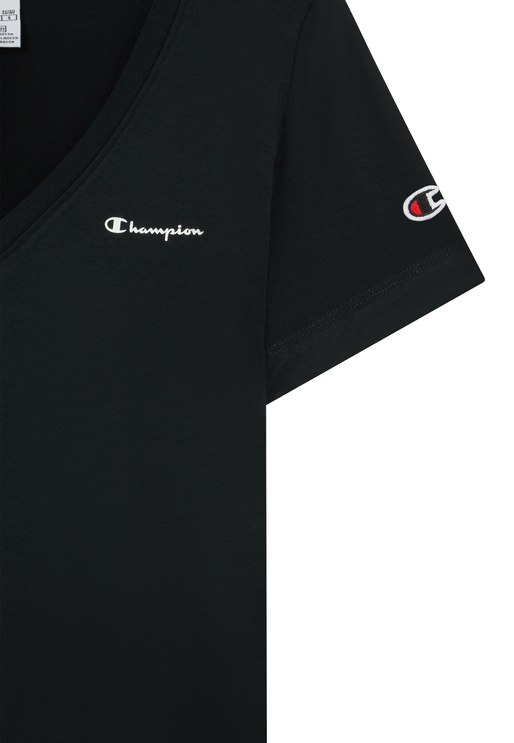 Thumbnail - Champion T-Shirt "ICONS CONTRAST V-Neck T-Shirt" 1 Stk. tlg.
