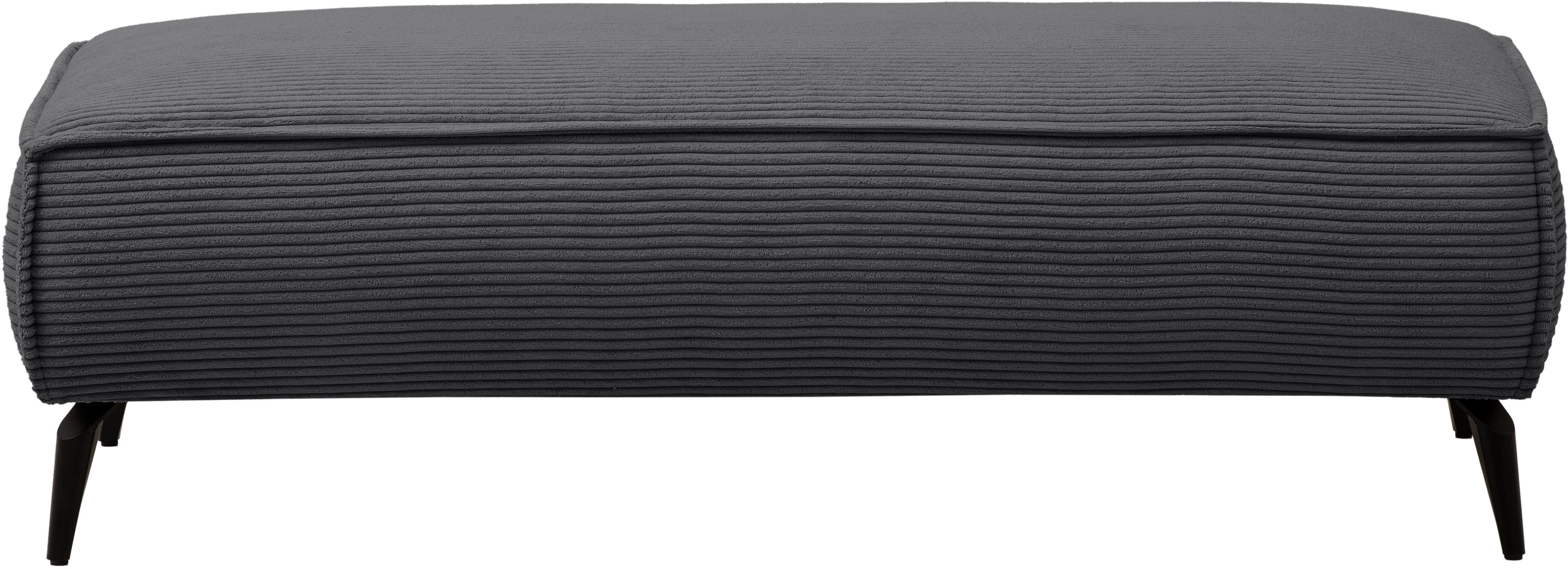 Thumbnail - Home affaire Hocker "TVINNU, mit Kedernaht, Cord u. Flachgewebe" zur Serie TVINNU, gemütlicher Sitzkomfort, rechteckig, ...