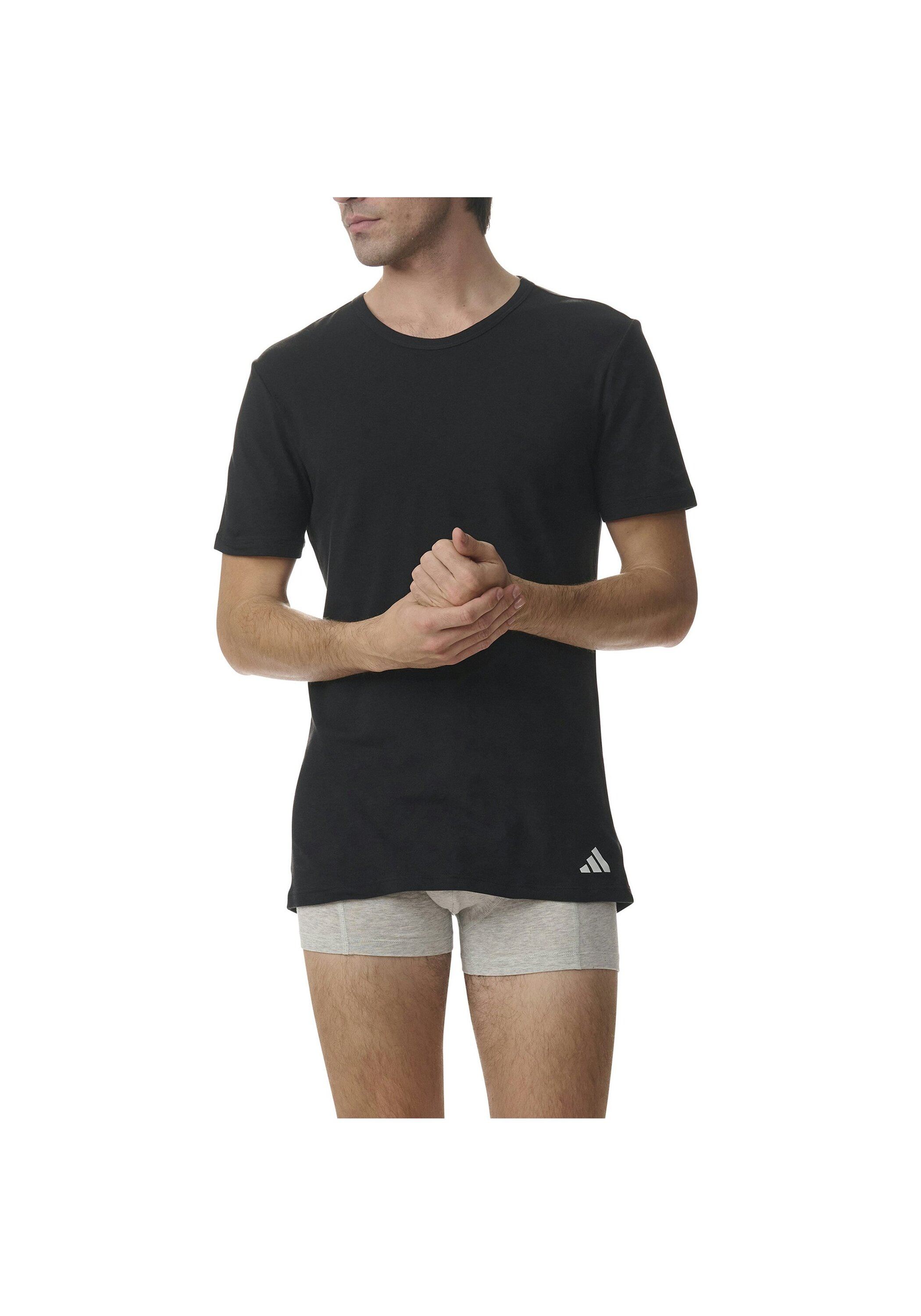 adidas Originals T-Shirt "T-Shirt Crew Neck Shirt Active Flex Cotton 2er Pa günstig online kaufen