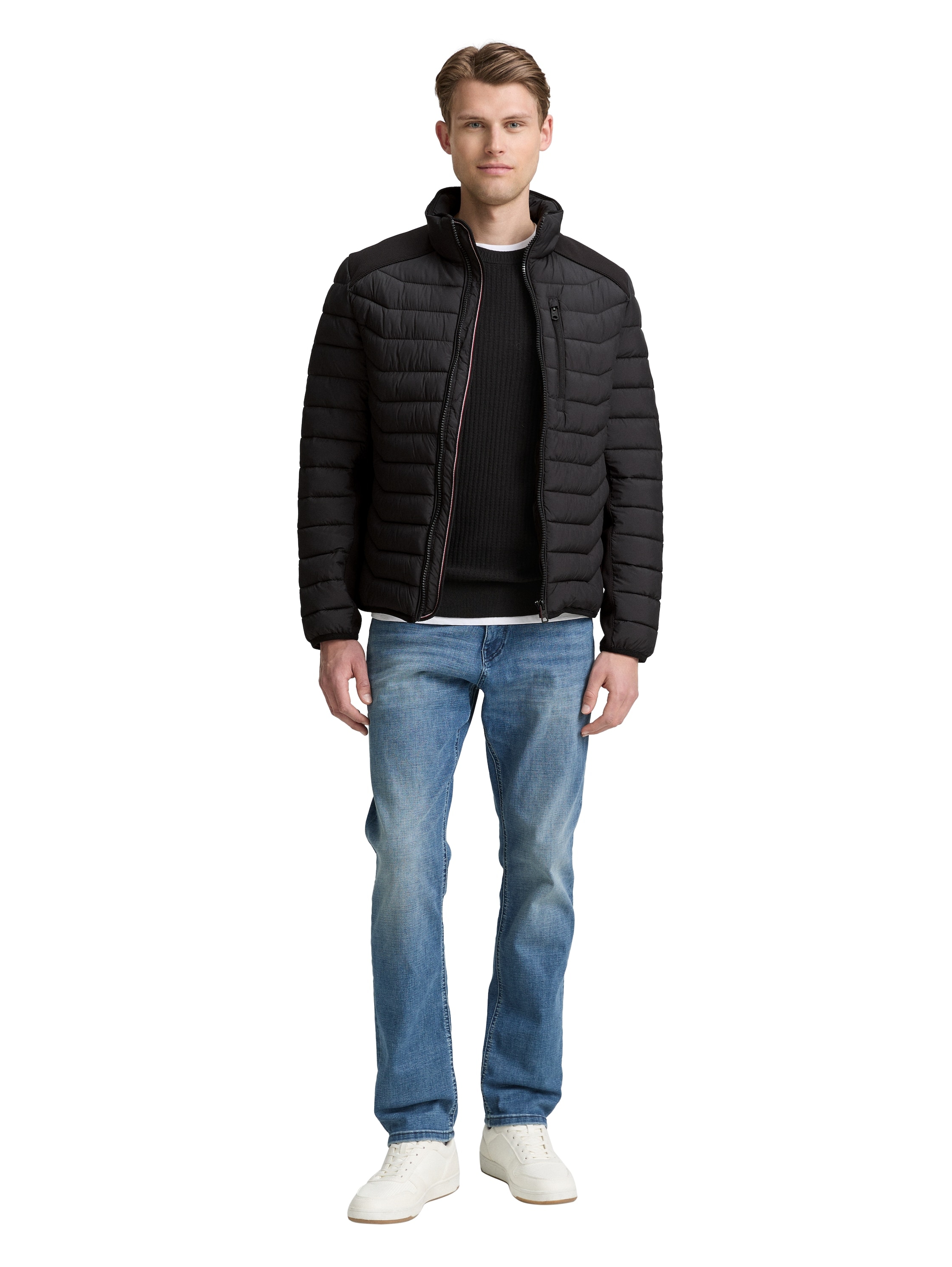 TOM TAILOR Steppjacke ohne Kapuze mit Taschen