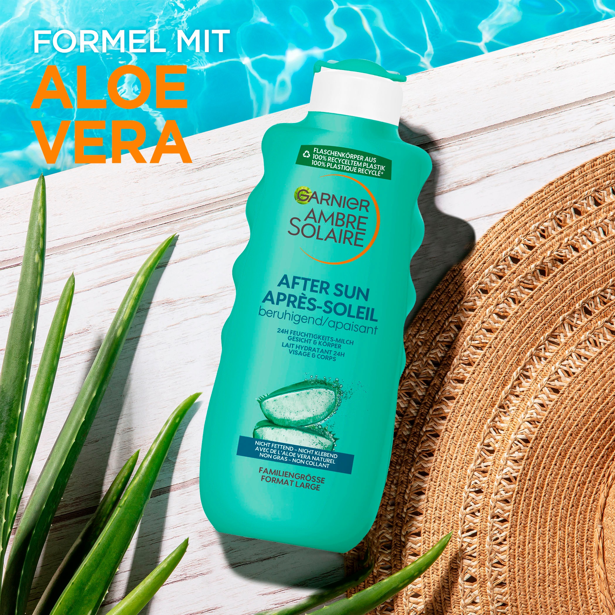 GARNIER After Sun-Milch »Garnier After Sun 24h Feuchtigkeits-Milch«, mit hoher Wirksamkeit