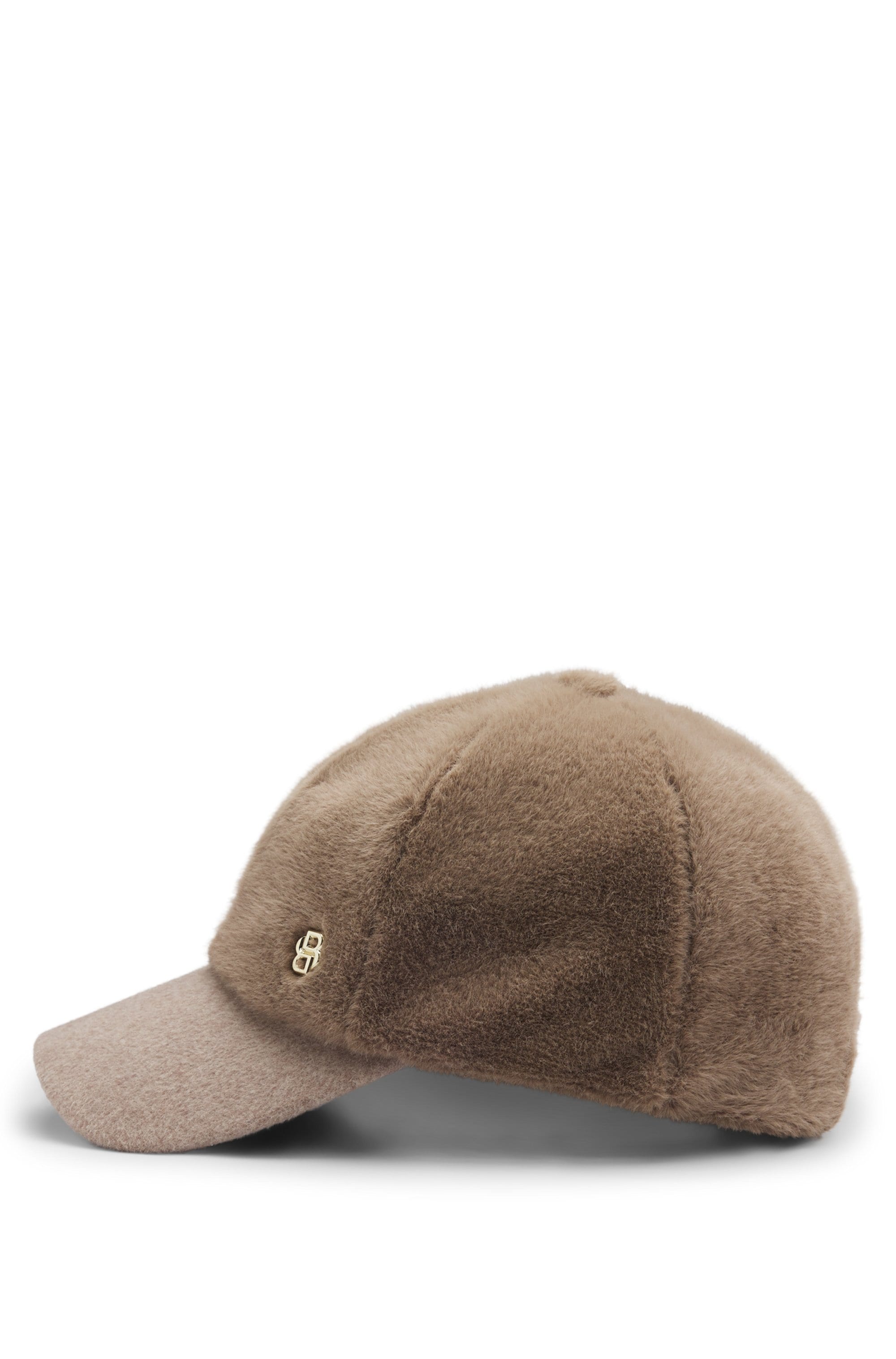 BOSS Baseball Cap "Ari Faux Fur B-ICON" in Kunstfell-Optik günstig online kaufen