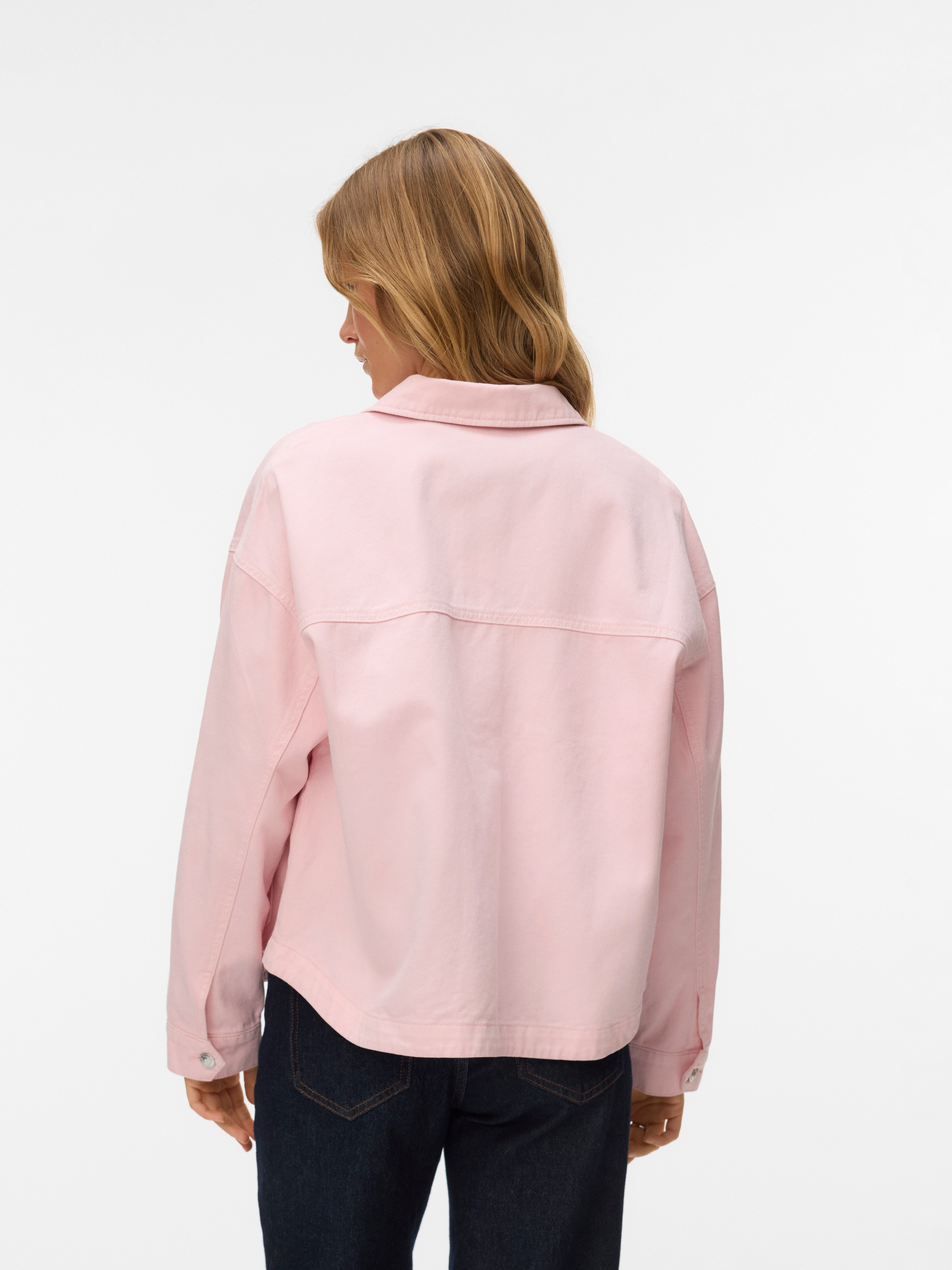 Vero Moda Jeansjacke »VMJAMIE LS DENIM SHACKET MIX NOOS« Baumwollmischung
