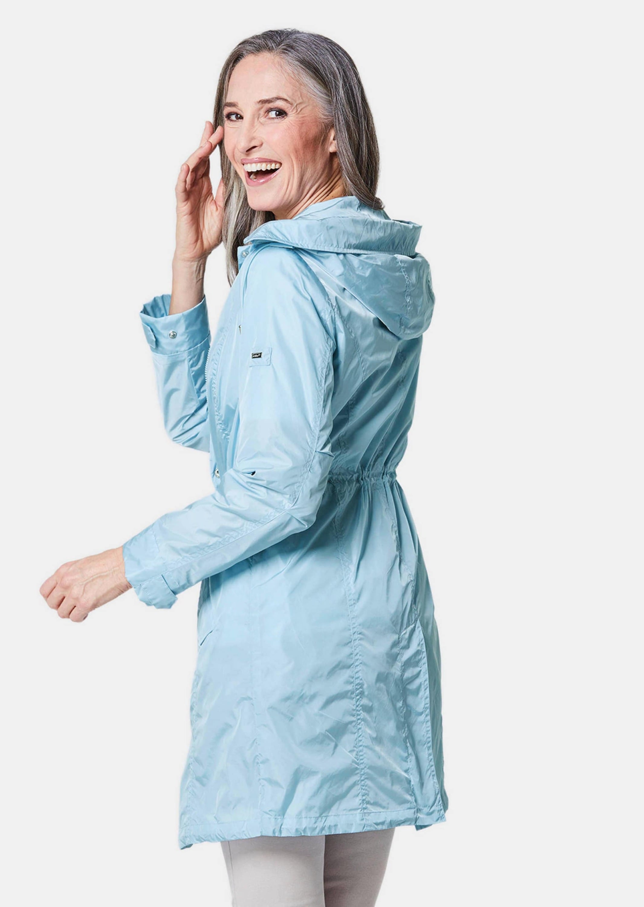 GOLDNER Kurzjacke »Leichtparka Trendiger leichter Regen Parka aus funktionalem Material«