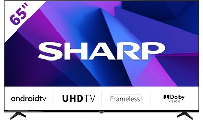 Sharp LED-Fernseher »4T-C65FNx«, 164 cm/65 Zoll, 4K Ultra HD, Android TV-Smart-TV kaufen