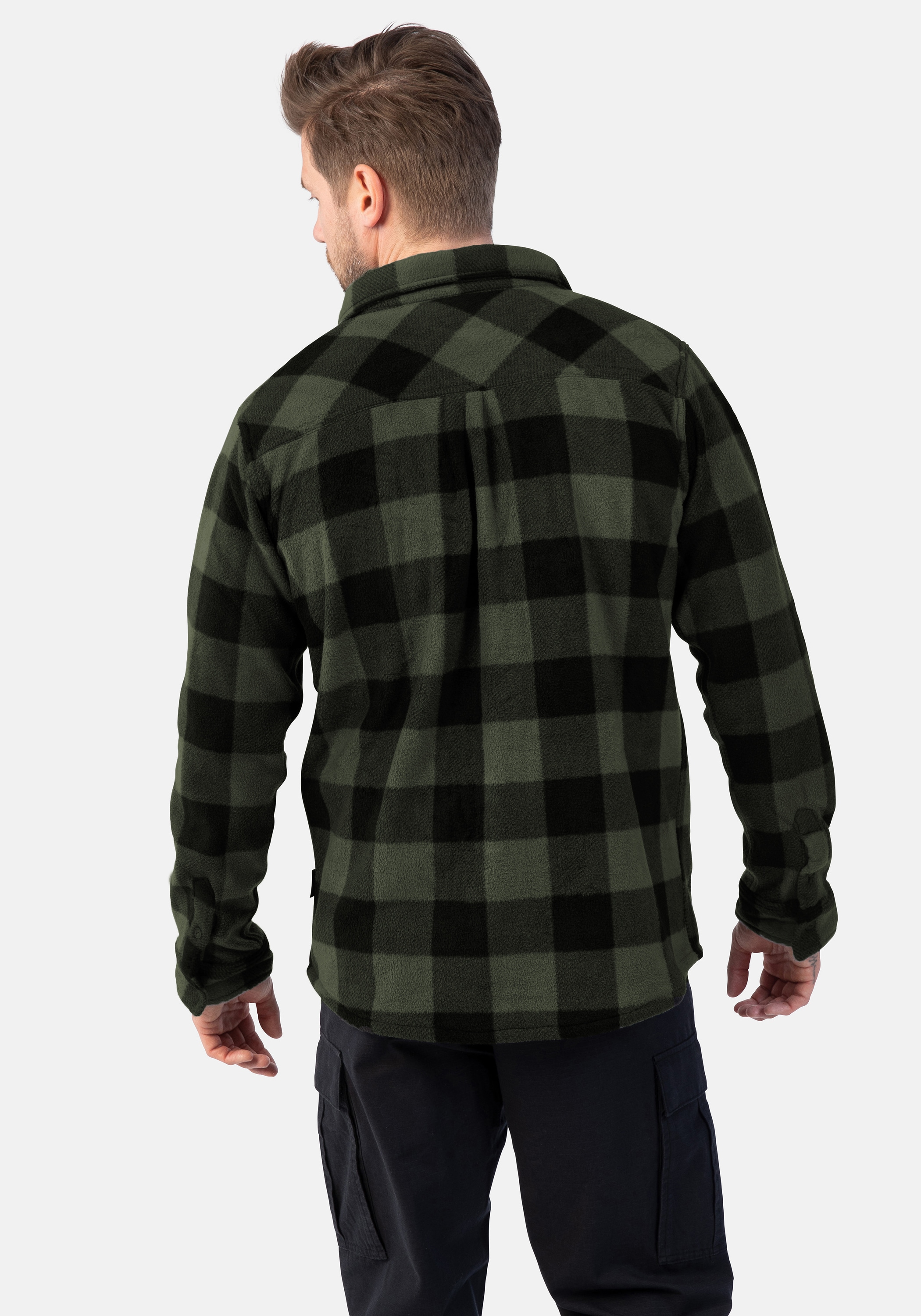 HERO by John Medoox Fleecehemd »HENDRIX Fleecehemd« Regular Fit Casual Fleece für Herren