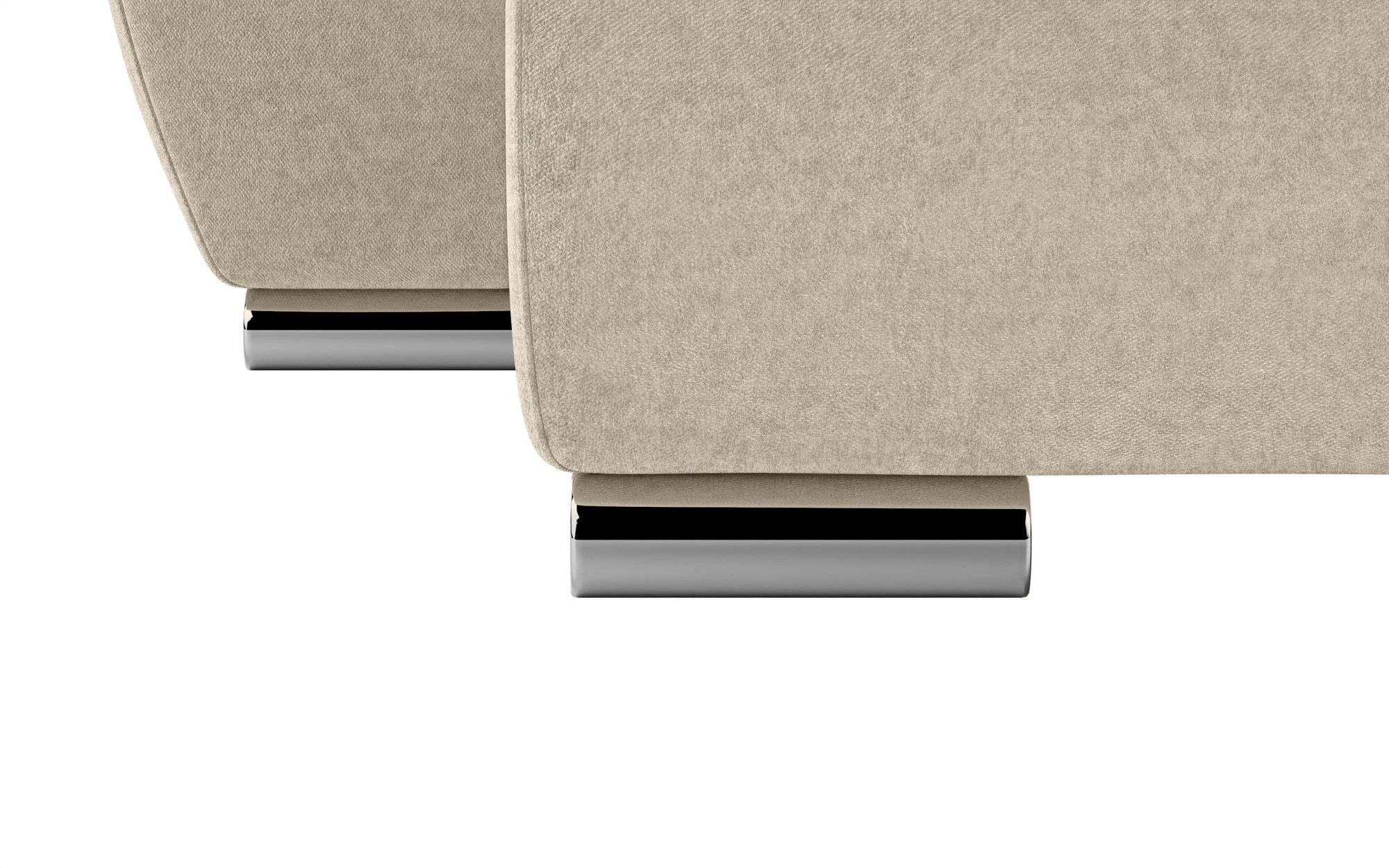 INOSIGN Ecksofa »HAVERHILL Schlafsofa mit Bettkasten, Maße B/H/T: 237/89/166 cm«, L-Form mit Recamiere links oder rechts bestellbar, Wellenunterfederung