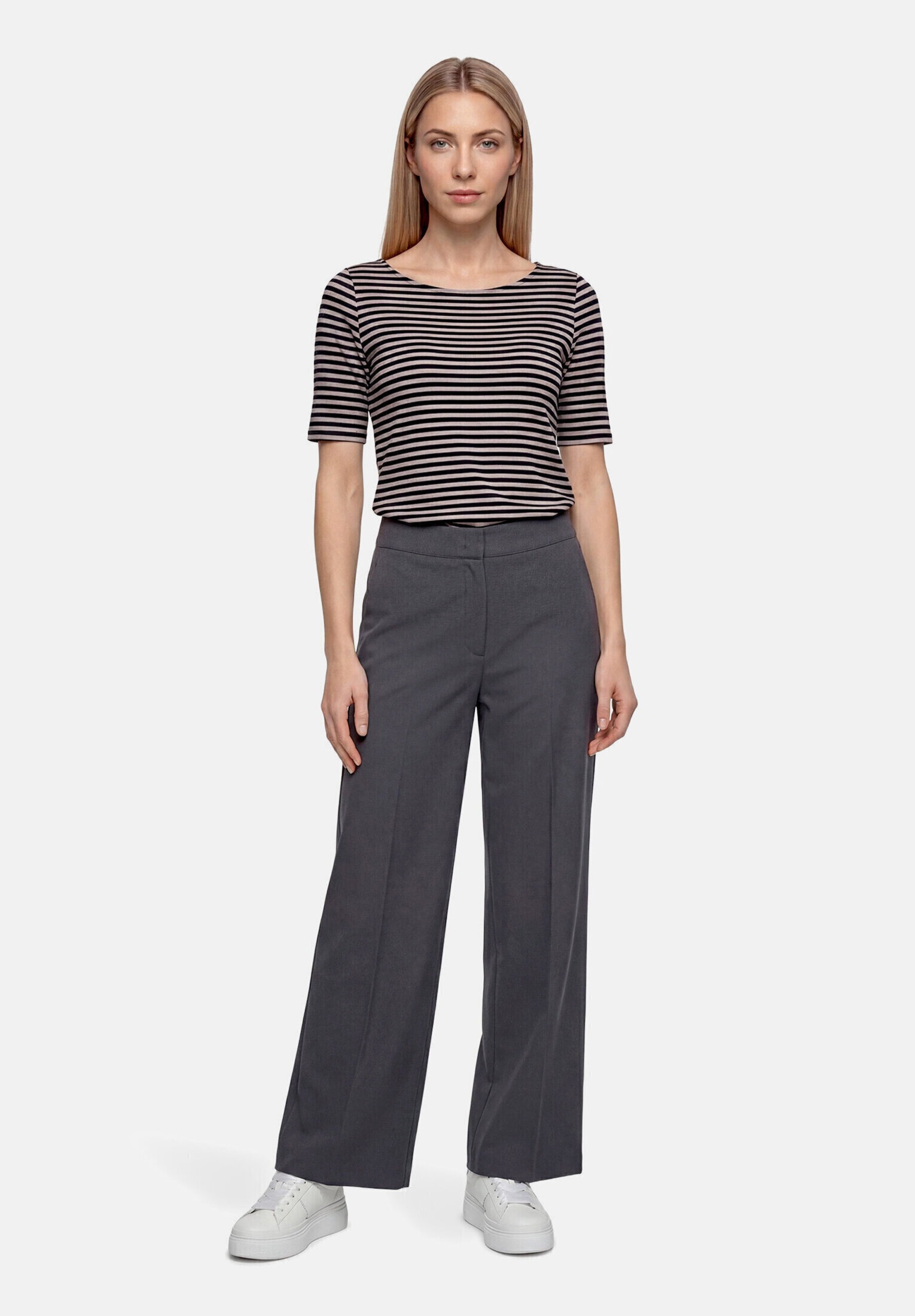 BETTY BARCLAY Damen Kurzarmshirt "Damen kurzarm", schwarz, Gr. 48, Jersey, Obermaterial: 95% Viskose, 5% Elasthan, Shirts