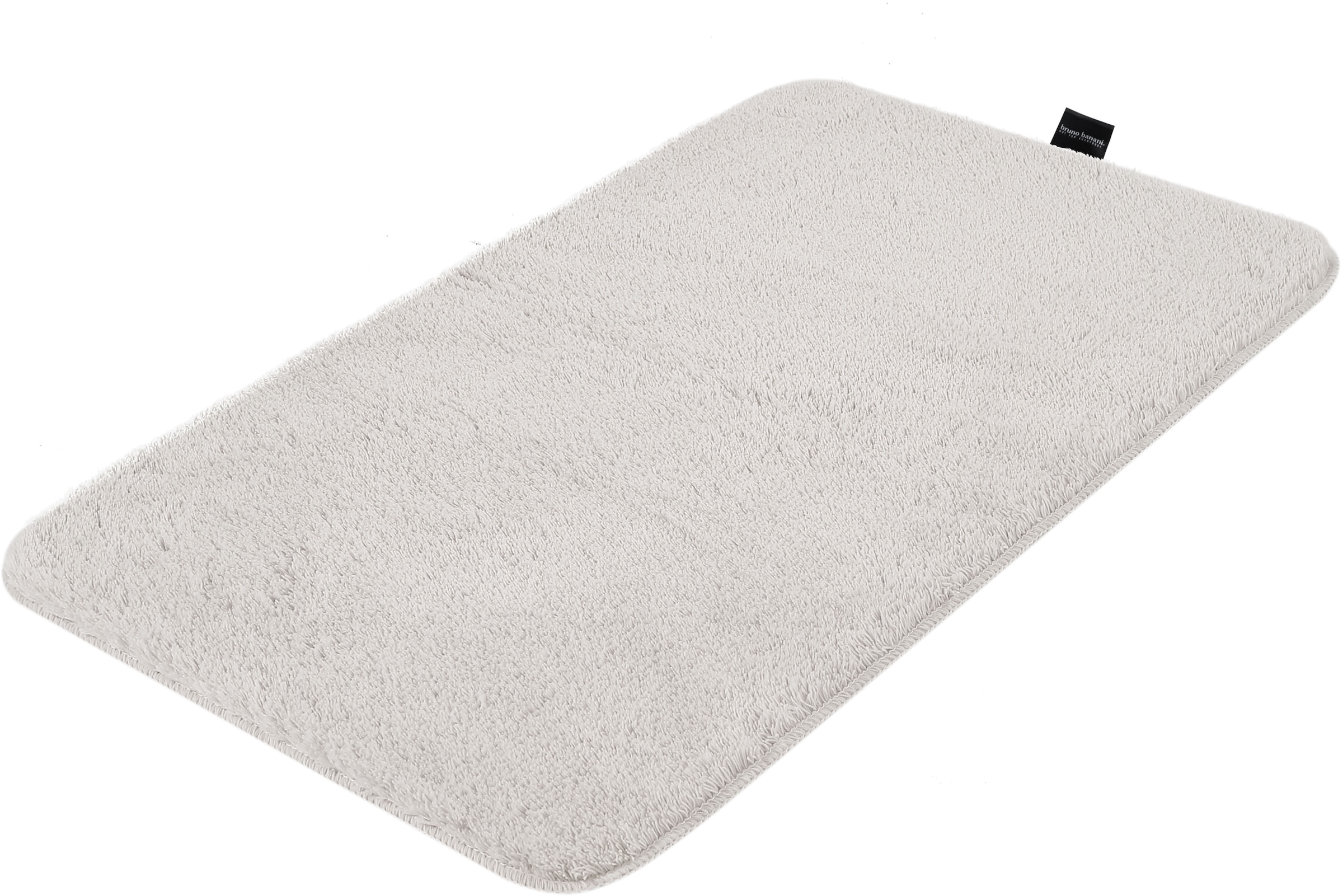 Bruno Banani Badematte »Lana, Badvorleger, Badezimmer Teppich«, rutschhemmend beschichtet, fußbodenheizungsgeeignet-schnell trocknend-strapazierfähig, Badteppich, Badematten, unifarben, auch als 3 teiliges Set & rund