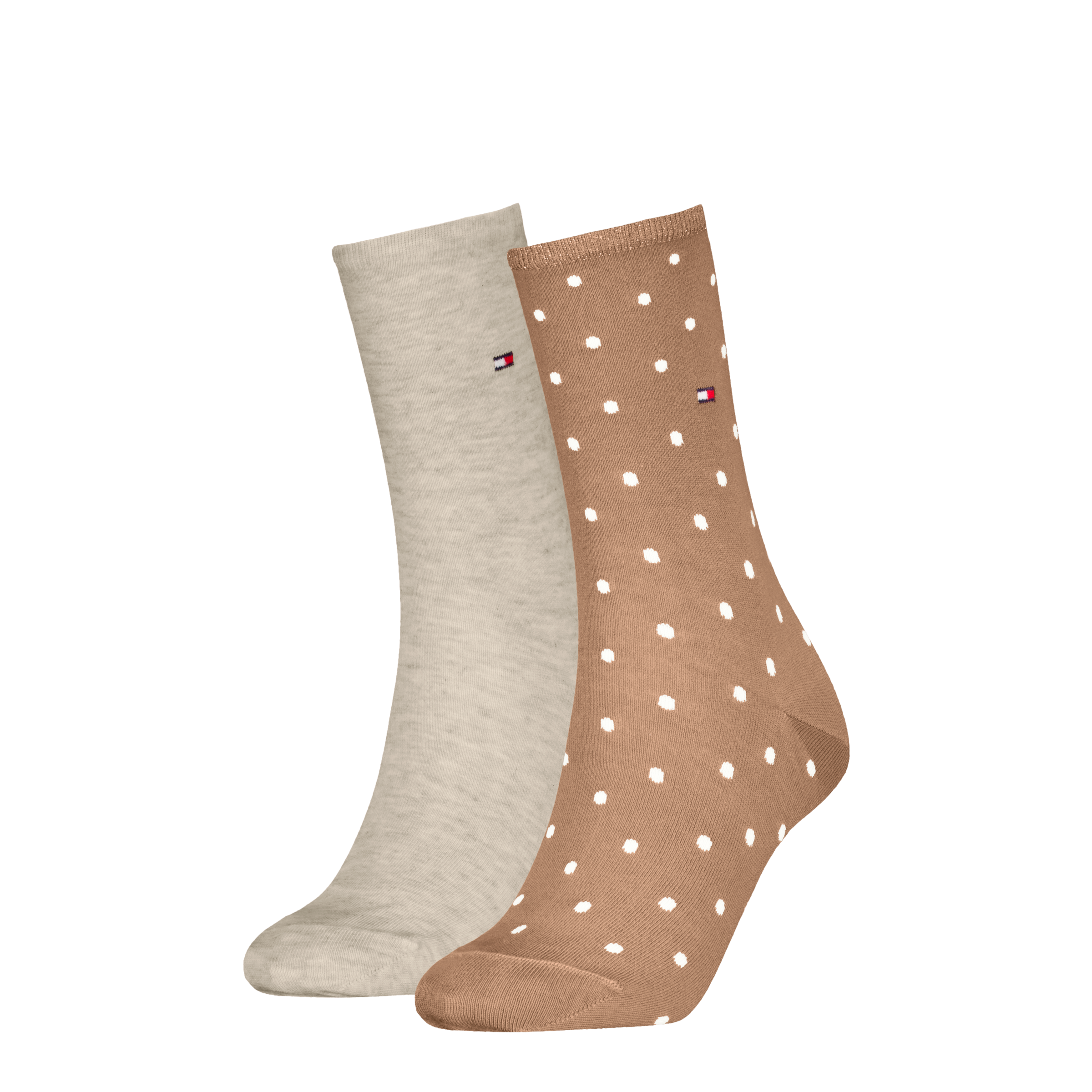 Tommy Hilfiger Socken "TH WOMEN SOCK DOT" 2 Stk. tlg. mit feinem Rippenbünd günstig online kaufen