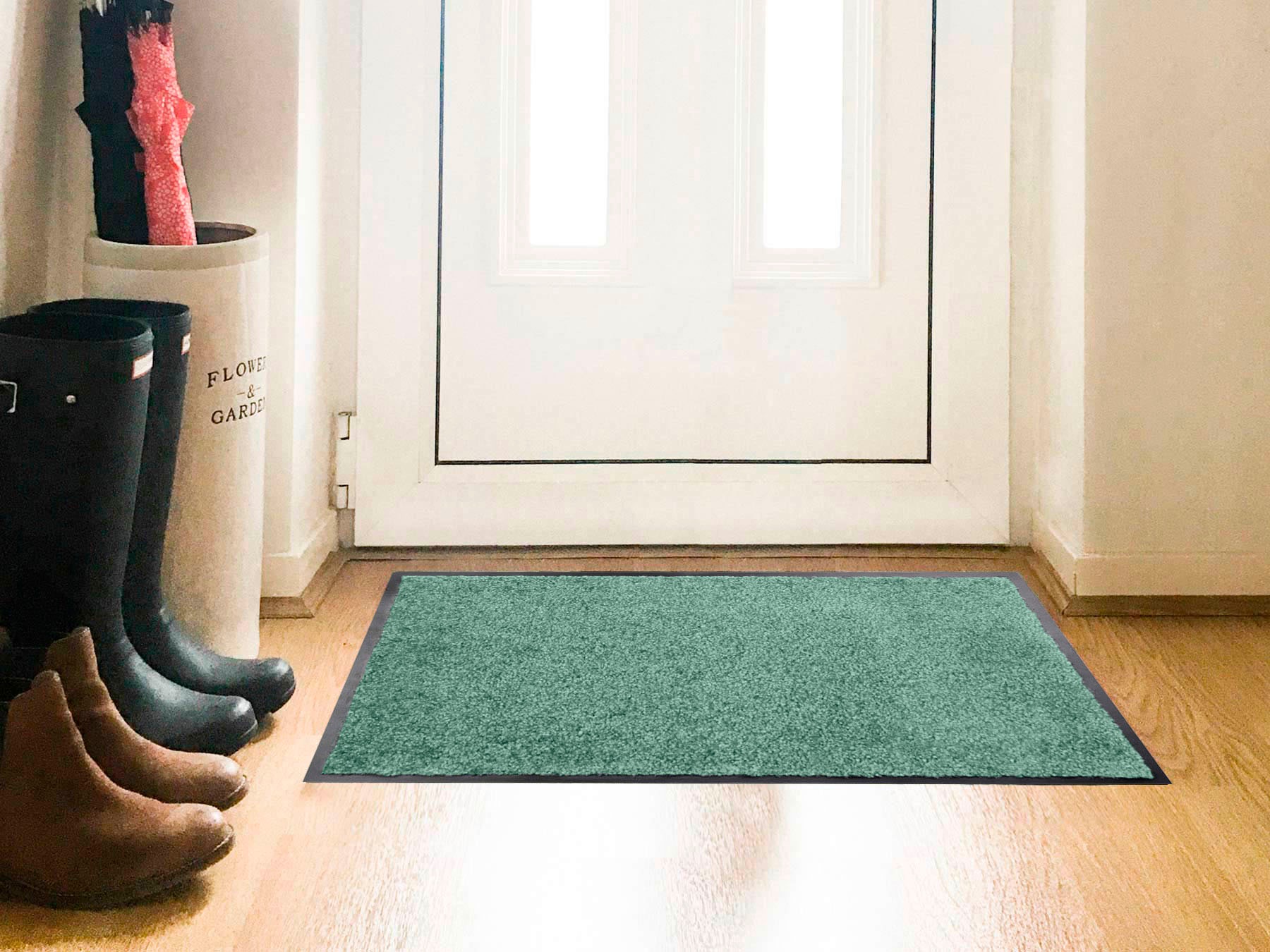 Primaflor-Ideen in Textil Fußmatte »Schmutzfangmatte CLEAN PRO, Made in Belgium«, rechteckig, 8 mm Höhe, Uni-Farben, UV-beständig, strapazierfähig, waschbar