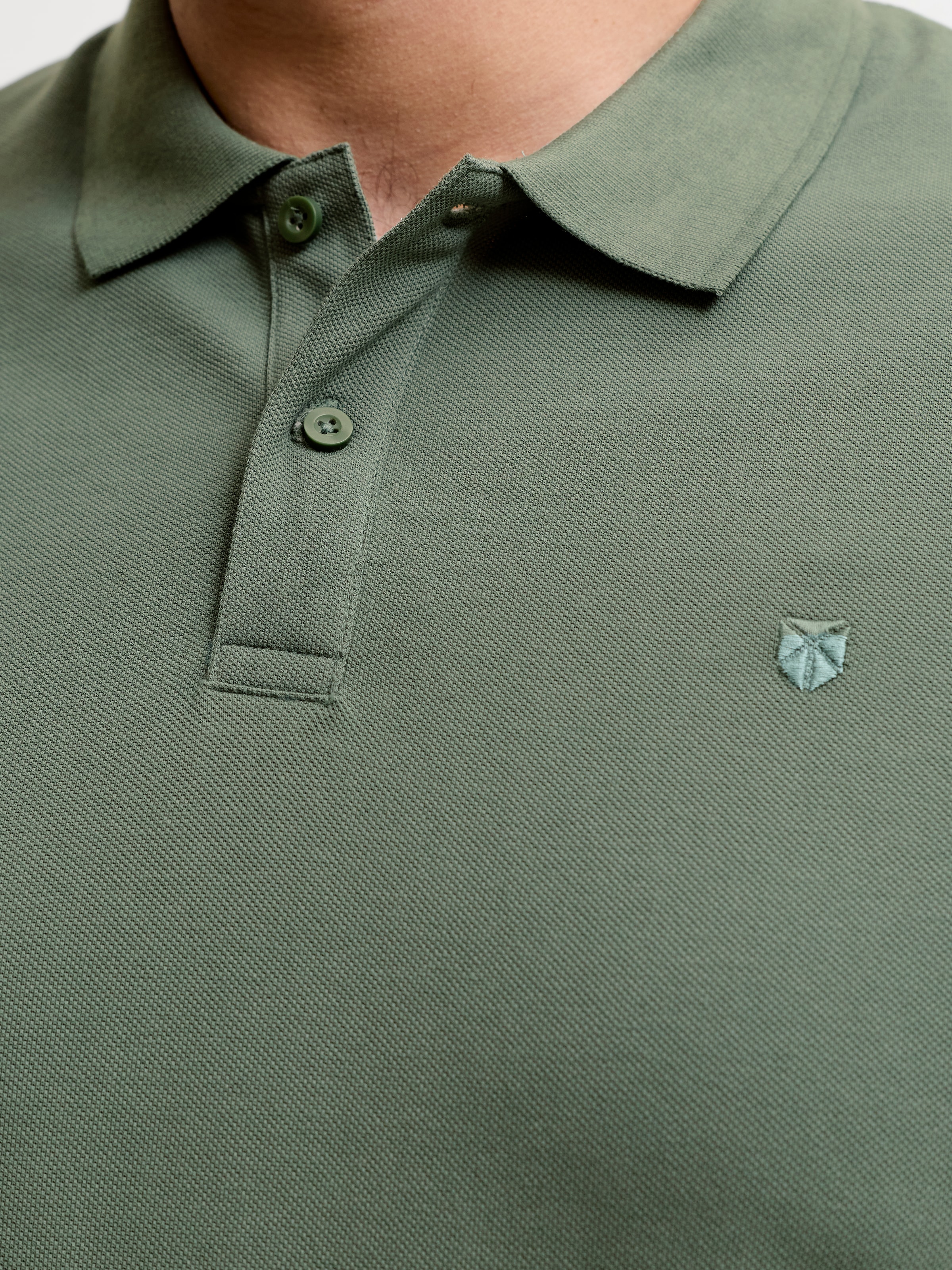 Jack & Jones PlusSize Poloshirt »JPRBLAWESTON SS POLO PLS« mit Stickerei