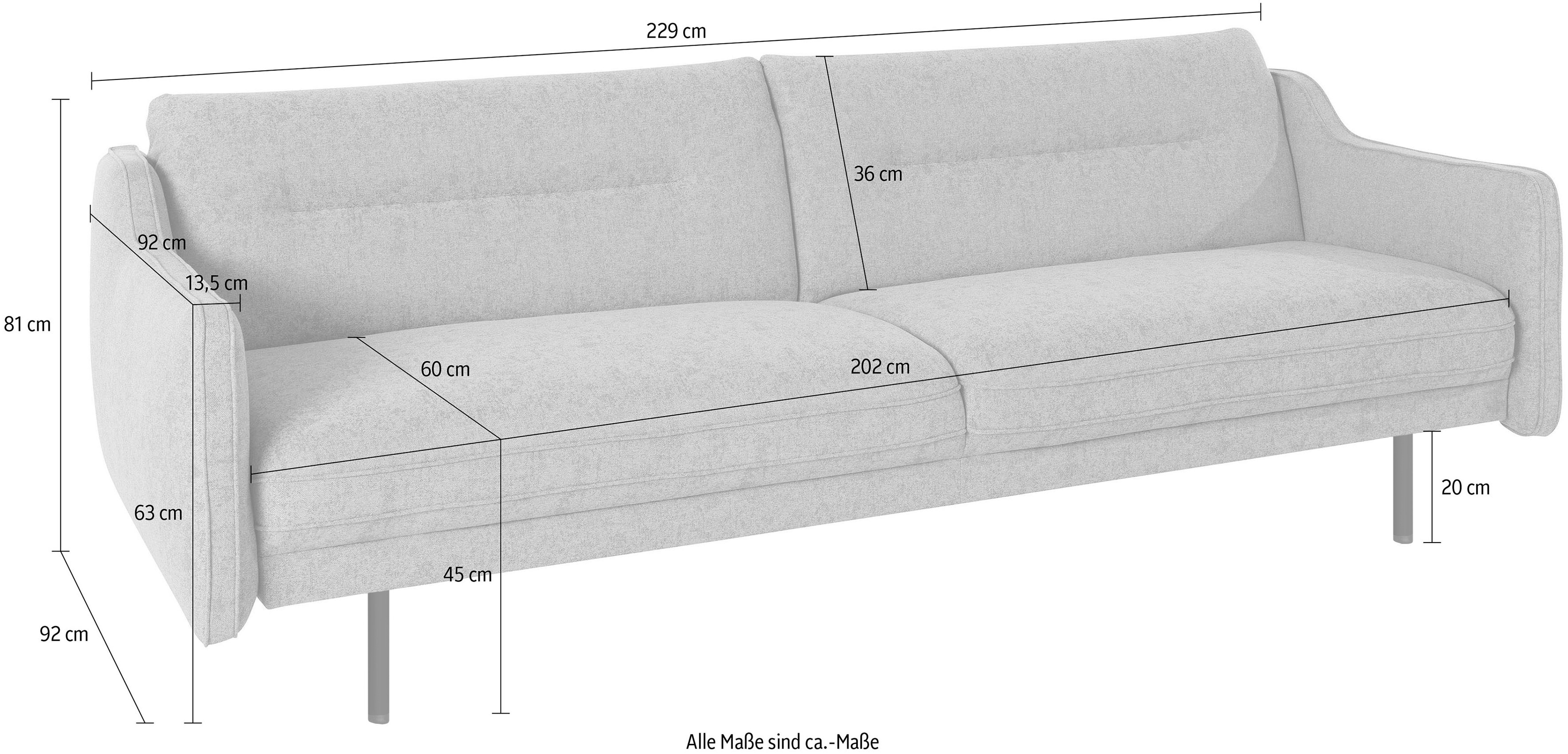 Thumbnail - Home affaire 2,5-Sitzer "Nordfyn" edles Design in 3 Bezugsqualitäten, Design by Morten Georgsen