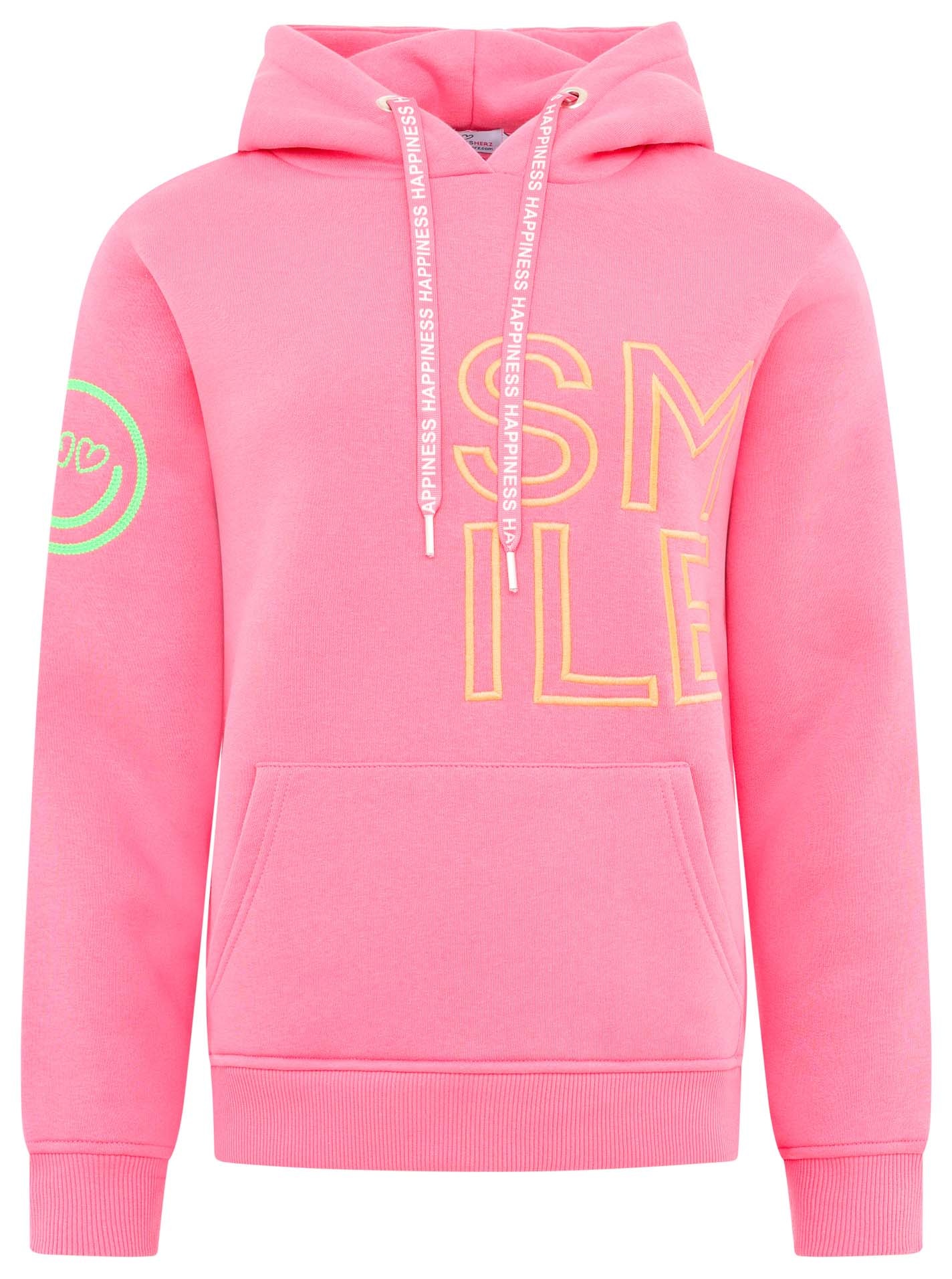Zwillingsherz Hoodie ""Alissa 2.0"", mit SMILE Stickerei vorne und hinten günstig online kaufen