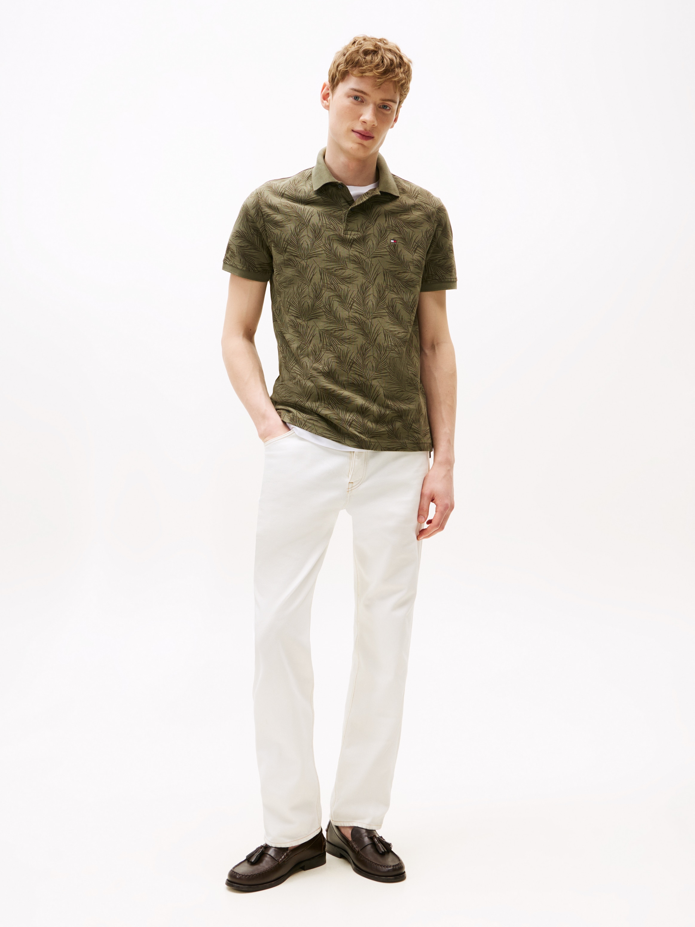 Tommy Hilfiger Poloshirt »LEAF AOP REG POLO«