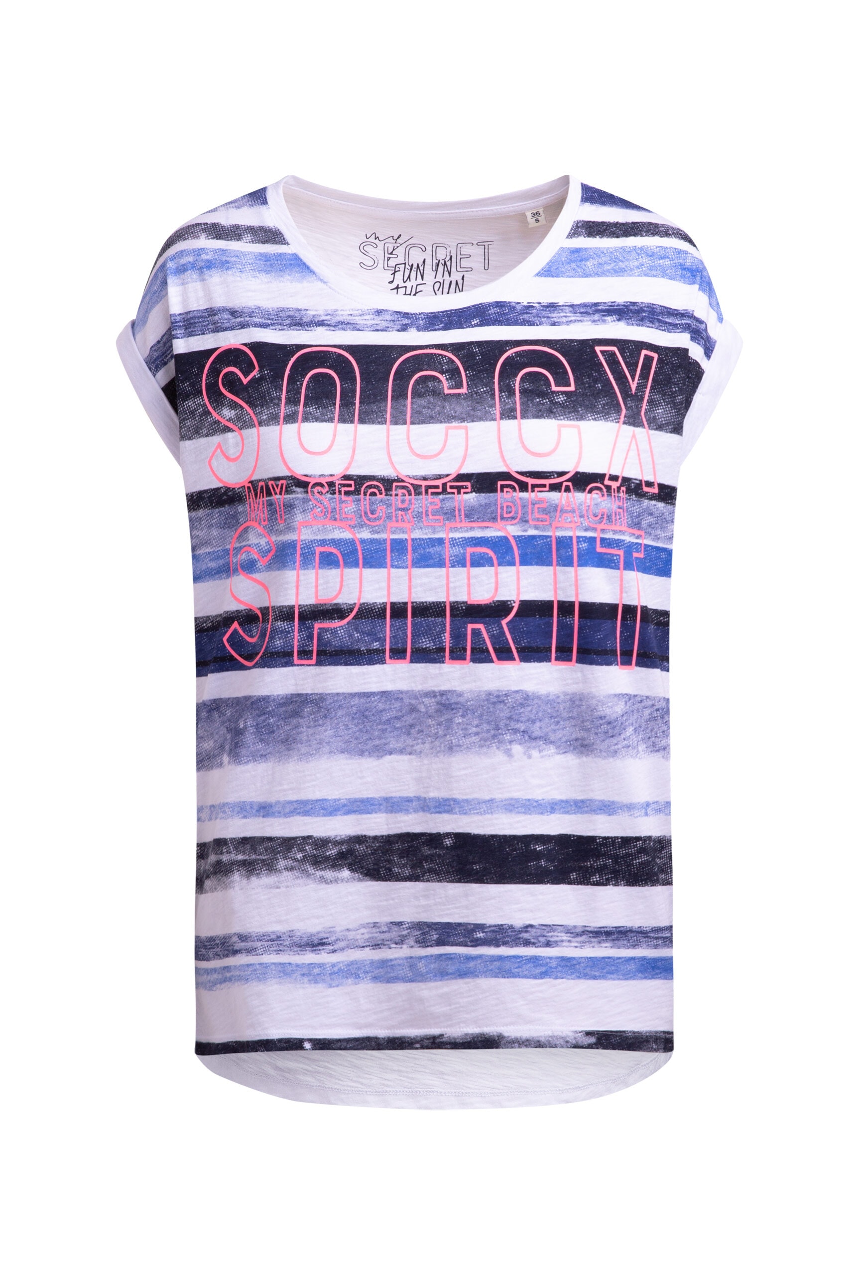 SOCCX Rundhalsshirt aus Baumwolle
