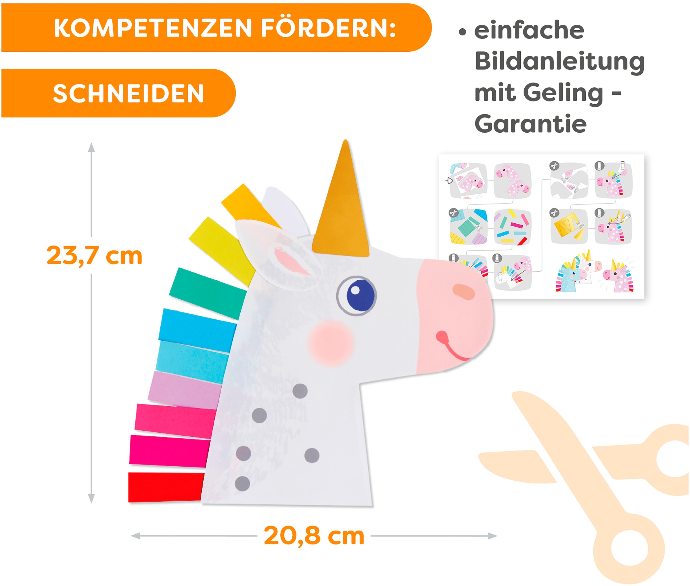 Haba Kreativset »2er Bastelsets Erstes Basteln Einhörner«