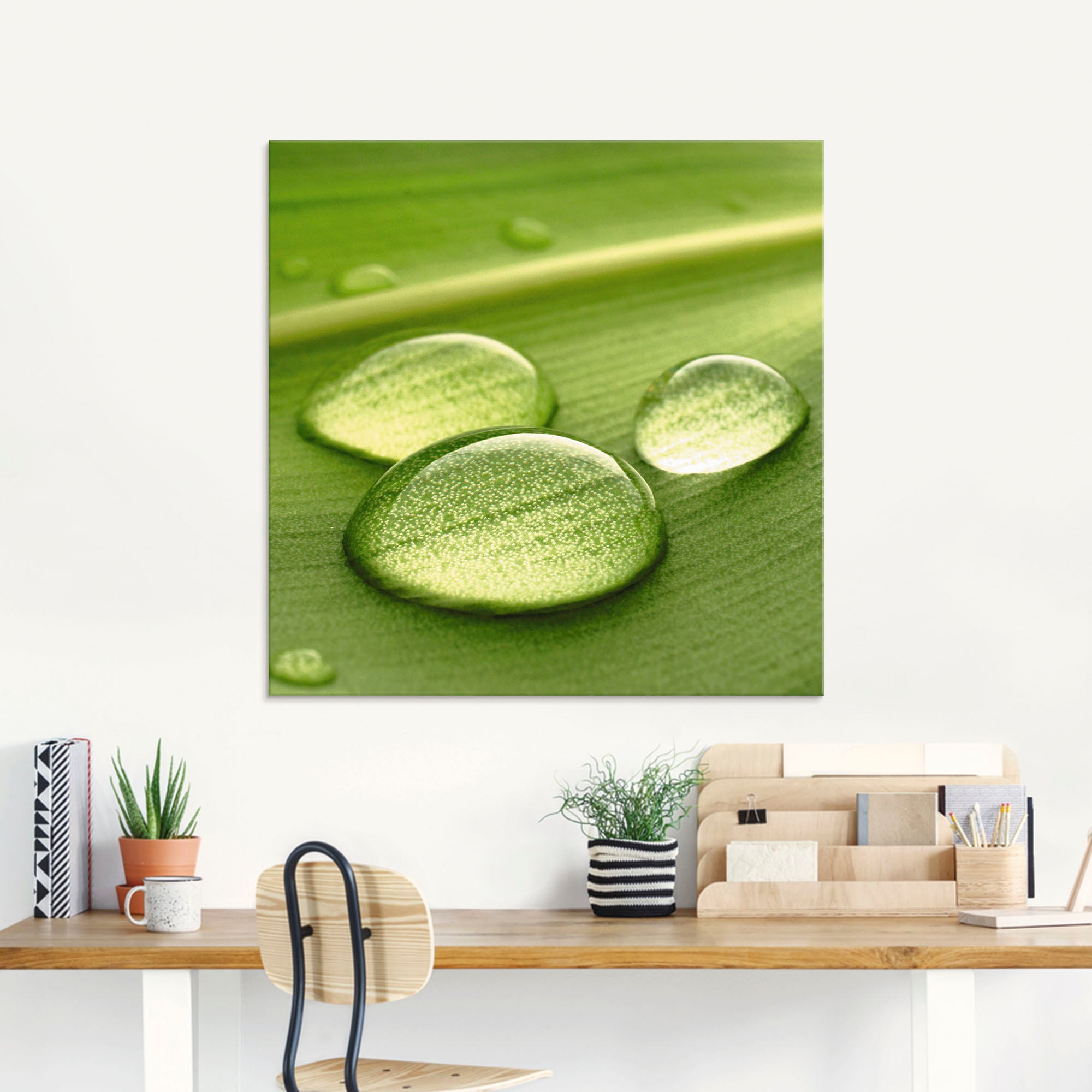 Artland Glasbild »Wassertropfen« Zen 1 Stk. tlg. in verschiedenen Größen