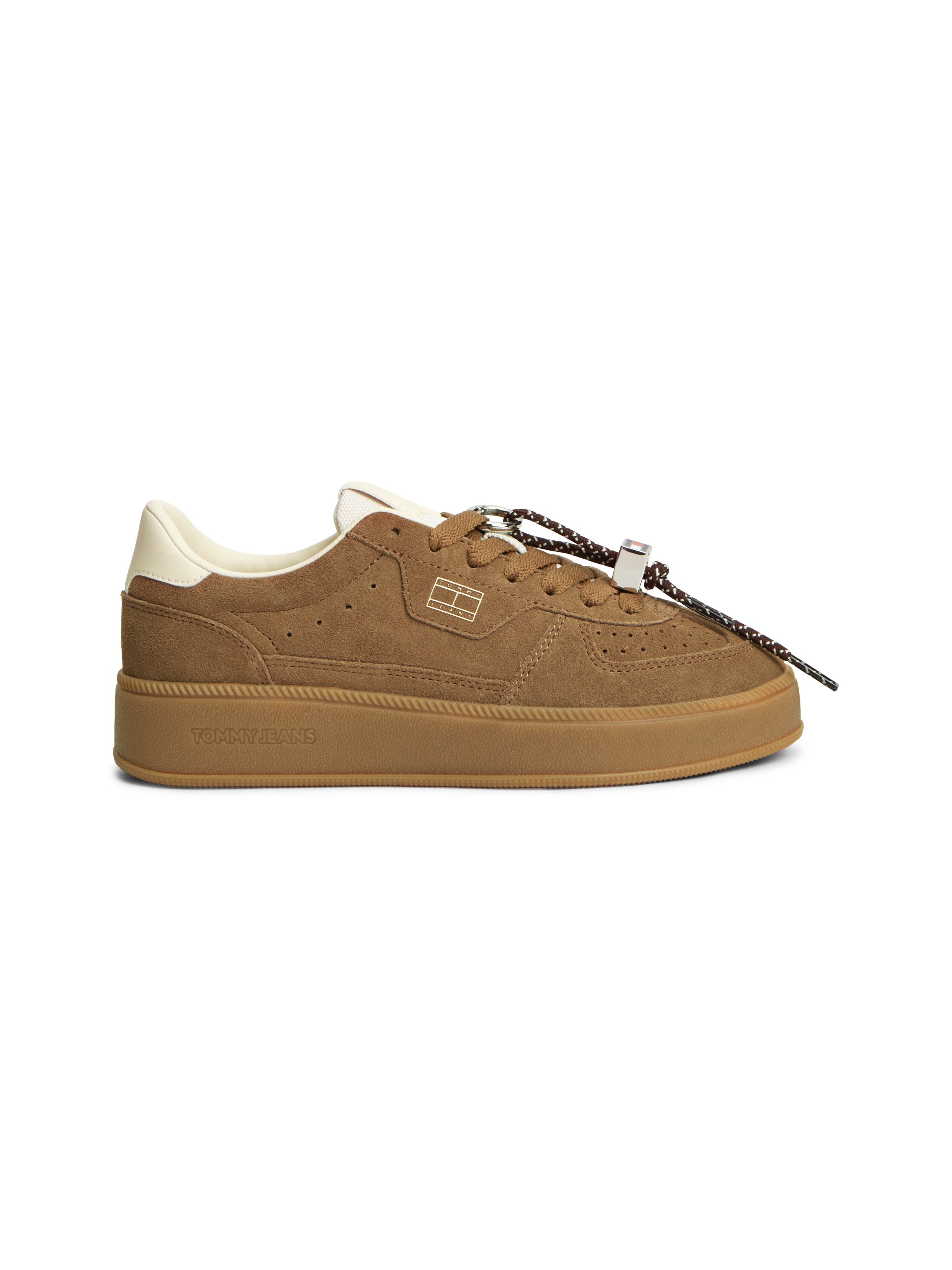 Tommy Jeans Plateausneaker »THE GREENWICH EDGE MAX«  Freizeitschuh, Halbschuh, Schnürer mit Besatz an der Ferse