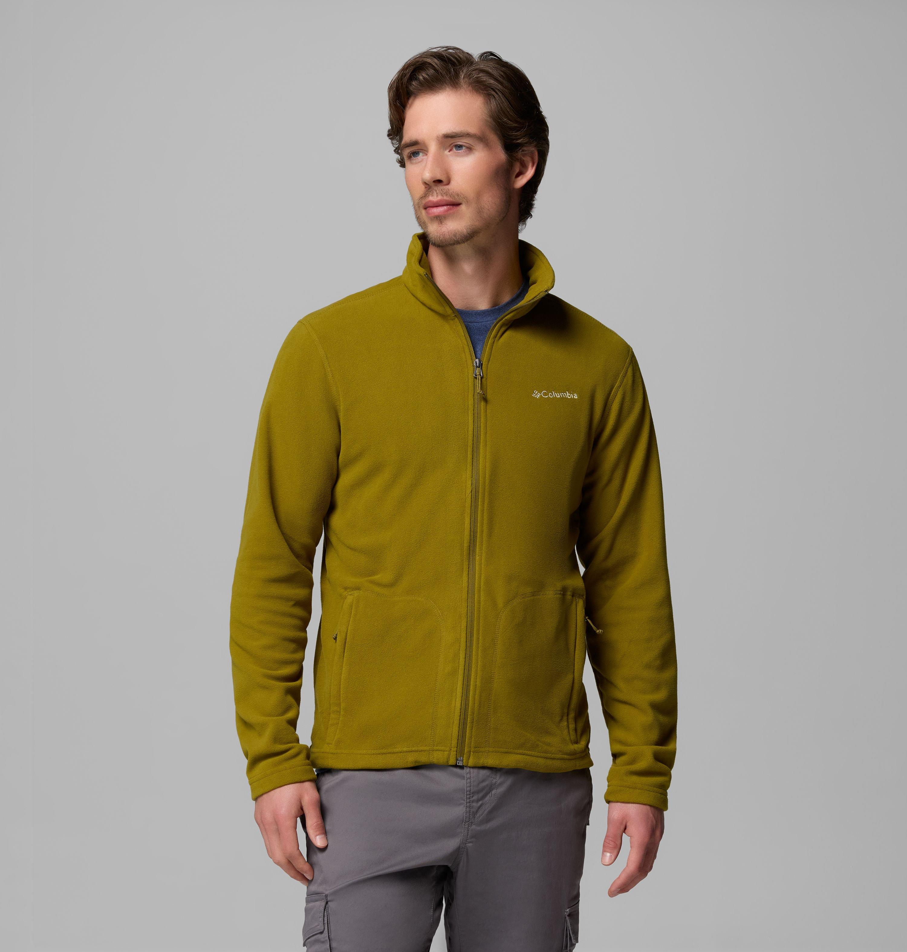 Columbia Fleecejacke "Fast Trek Light FZ Fleece" mit hochschließendem Kragen, windabweisend, wasserabweisend