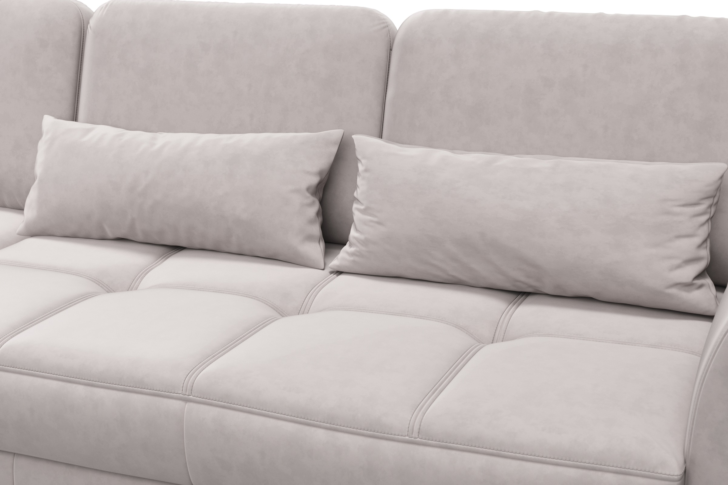 sit&more Ecksofa »Bendigo L-Form«, inklusive Sitztiefenverstellung, Bodenfreiheit 15 cm, 2 Fußfarben