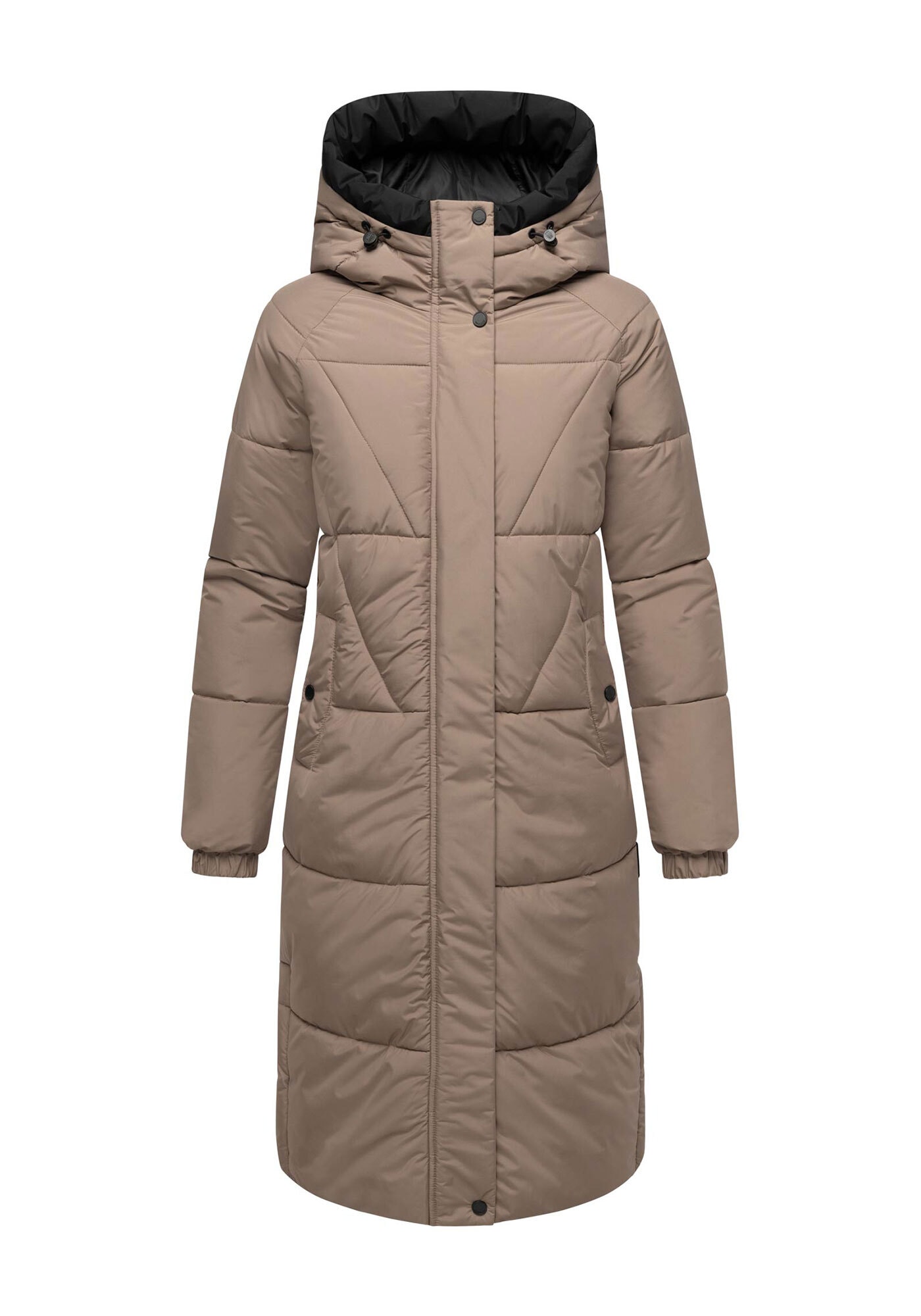 Marikoo Winterjacke »Yaskaa«, Bewegungsschlitze mit Druckknopfverschluss