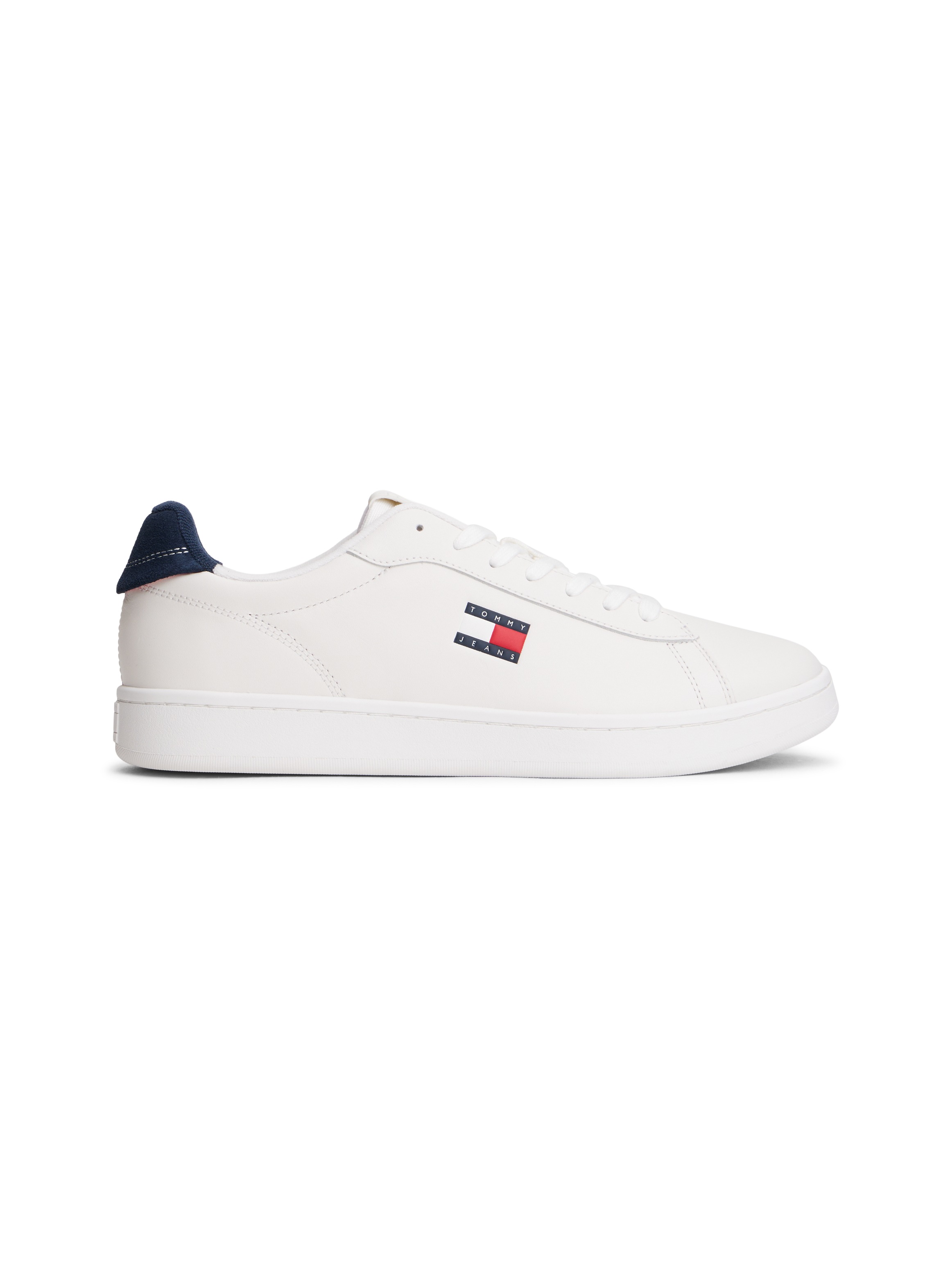 Tommy Jeans EM0EM01596 Archive 98 Ledersneaker Weiß 43 2