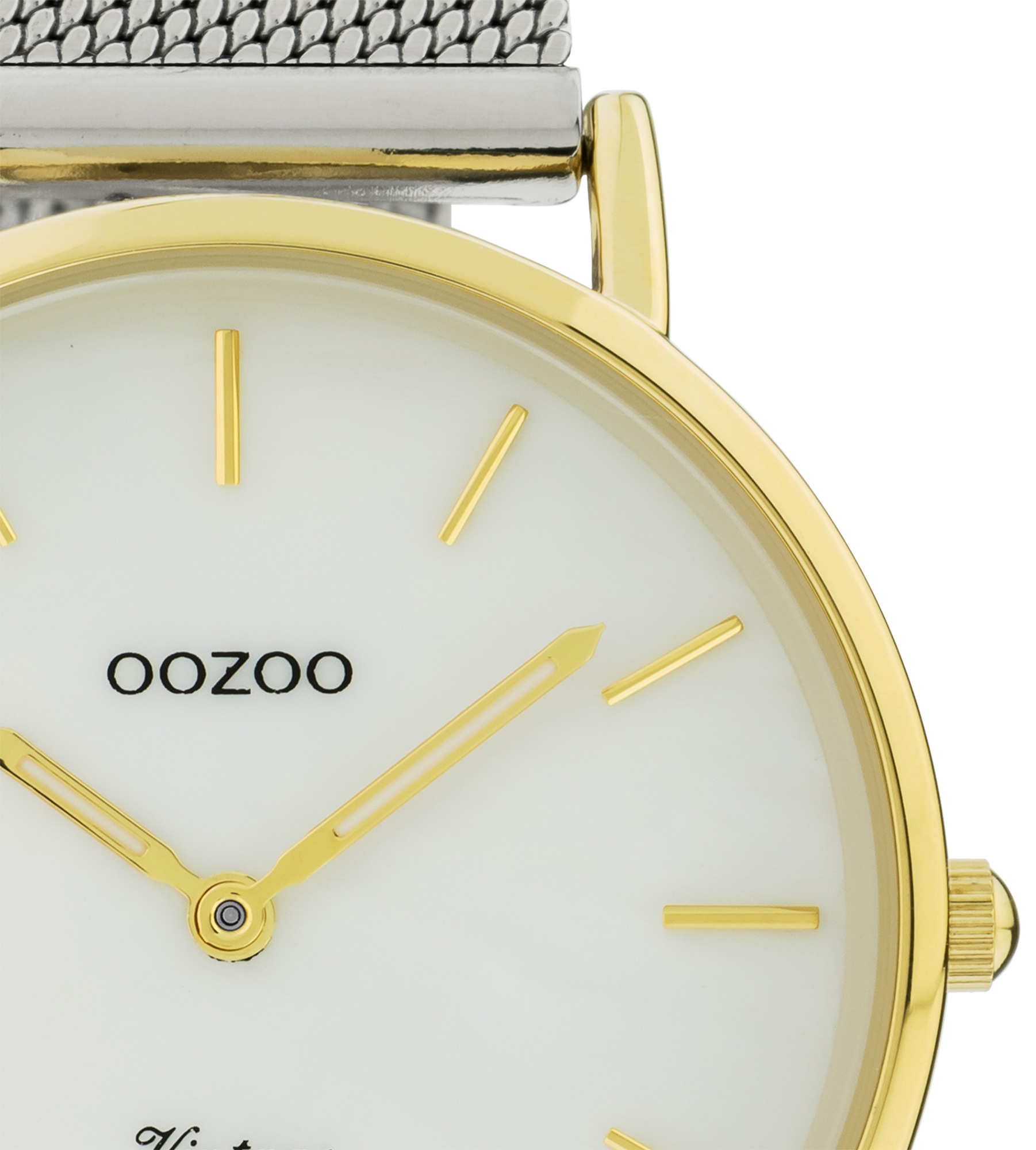 OOZOO Quarzuhr »C20119«, Armbanduhr, Damenuhr, Edelstahlarmband