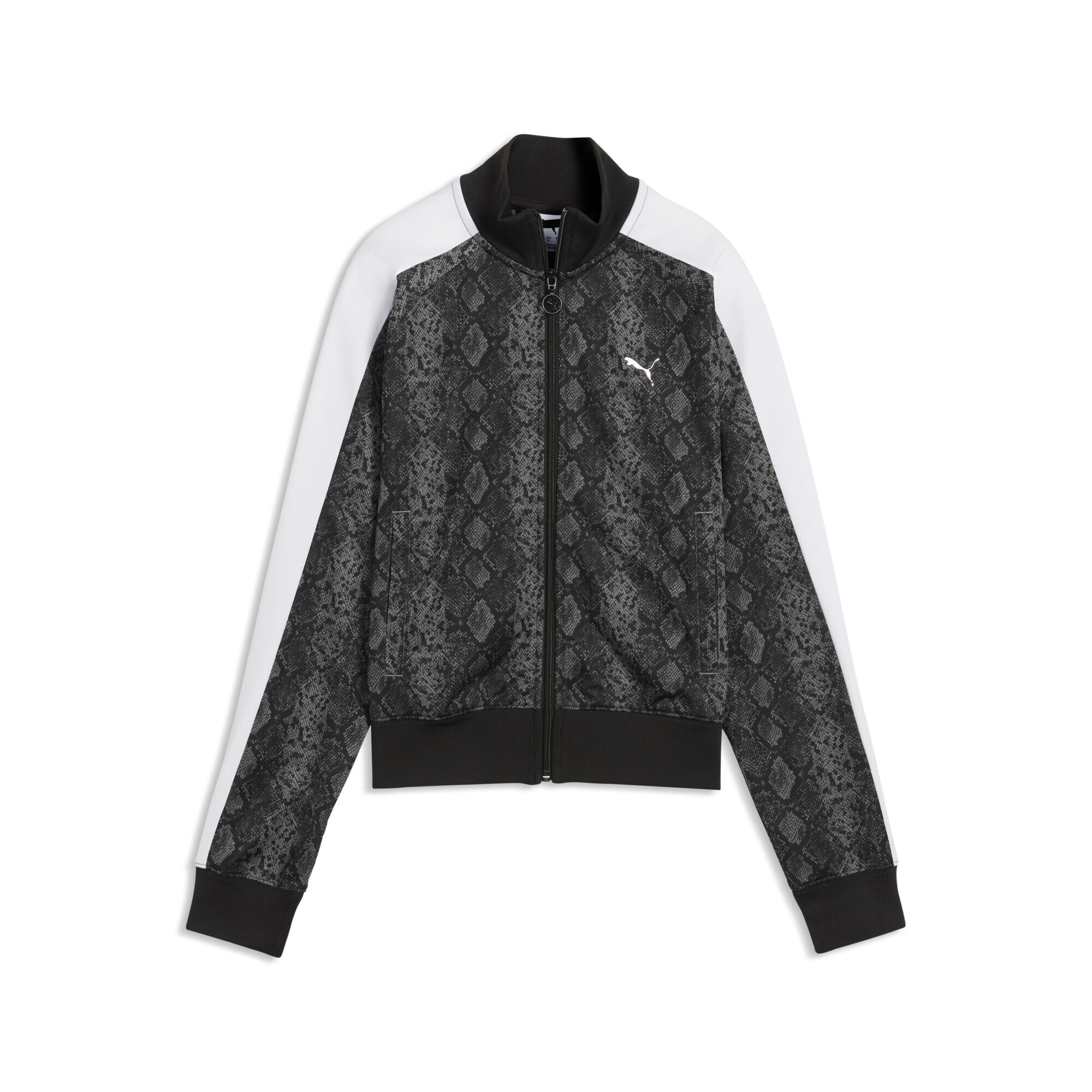 PUMA "T7 Snake Print Short Trainingsjacke Damen"