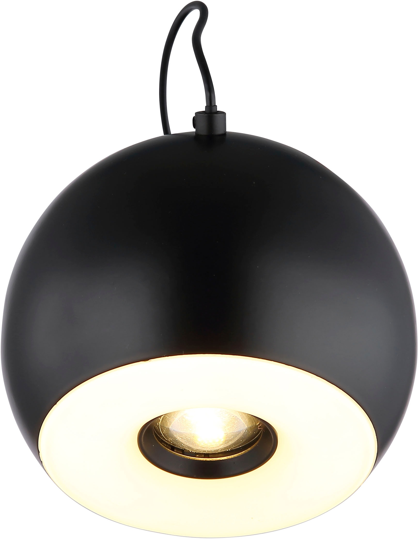 GLOBO LIGHTING Wandleuchte »DONOVAN« LED-Modul 1 Stk. Warmweiß Wandleuchte Schwarz/Chrom/Gold, Acryl opal, LED 10W
