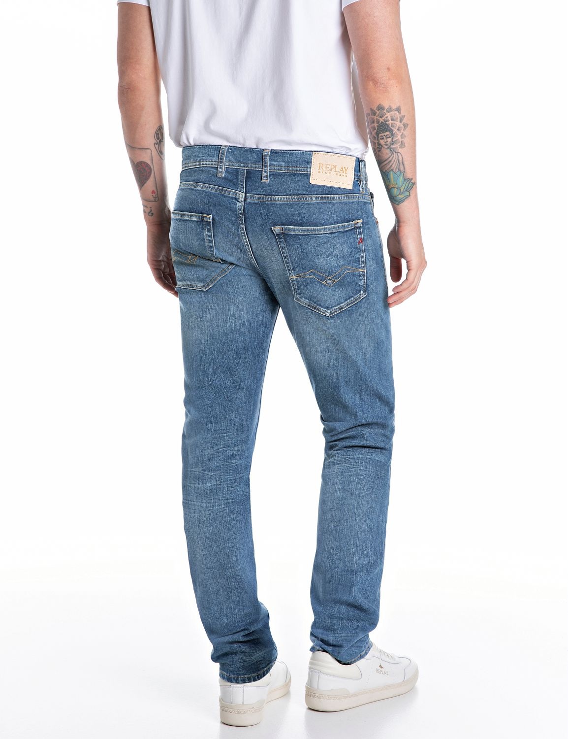 Replay "GROVER" in vielen verschiedenen Waschungen, mit Stretch günstig online kaufen