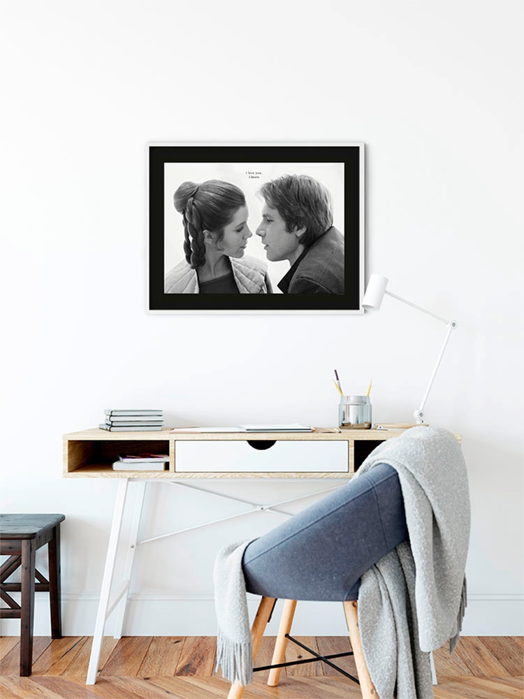 Komar Bild »Star Wars Classic Leia Han Love«, Star Wars, (1 St.), Wandbild zur Dekoration im Kinderzimmer - ohne Rahmen