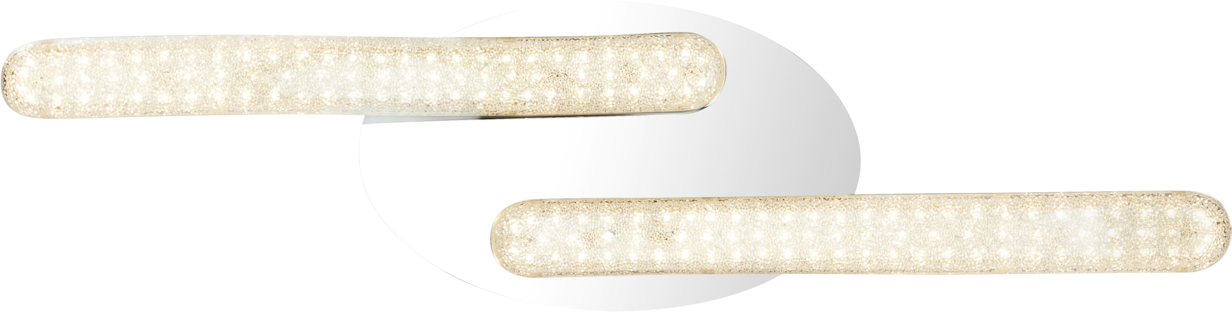 GLOBO LIGHTING LED Deckenleuchte »NABRO«, Leuchtmittel LED-Modul | LED fest integriert, Deckenlampe/Acrylkristalle/3500K/Wohnzimmer/Flur/Schlafzimmer