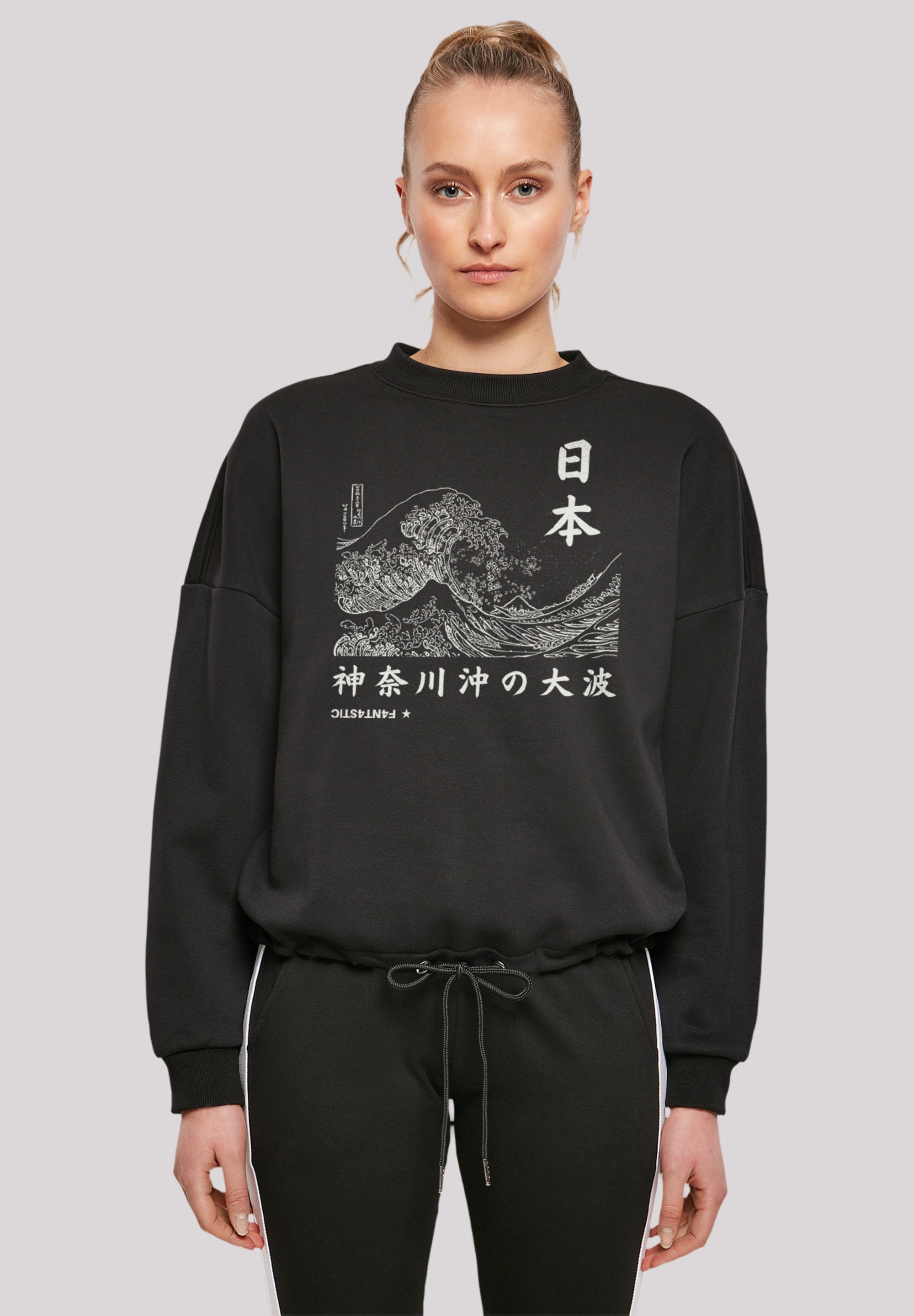 F4NT4STIC Sweatshirt "Kanagawa", Print