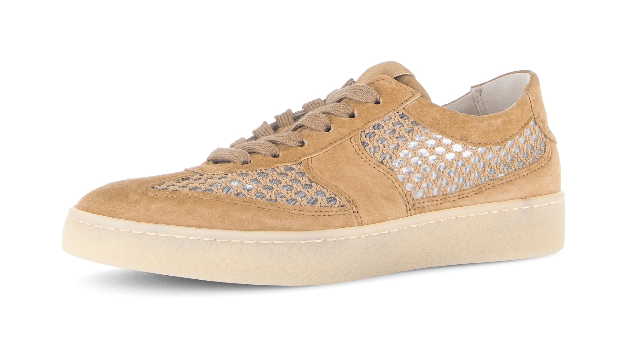 Gabor Plateausneaker Freizeitschuh, Halbschuh, Schnürer, Kontrastbesatz günstig online kaufen