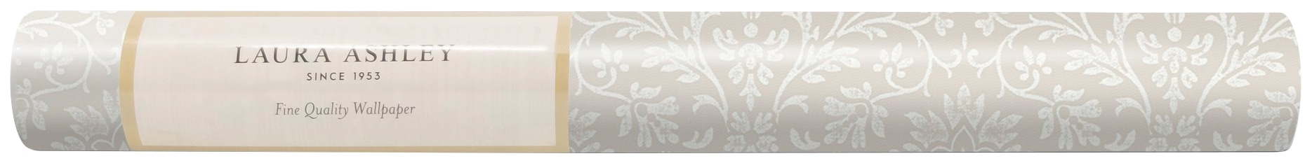 LAURA ASHLEY Vliestapete »Annecy Dove Grau«, botanisch, FSC® zertifiziert, mit lebhaftem Druck, 10 Meter Länge