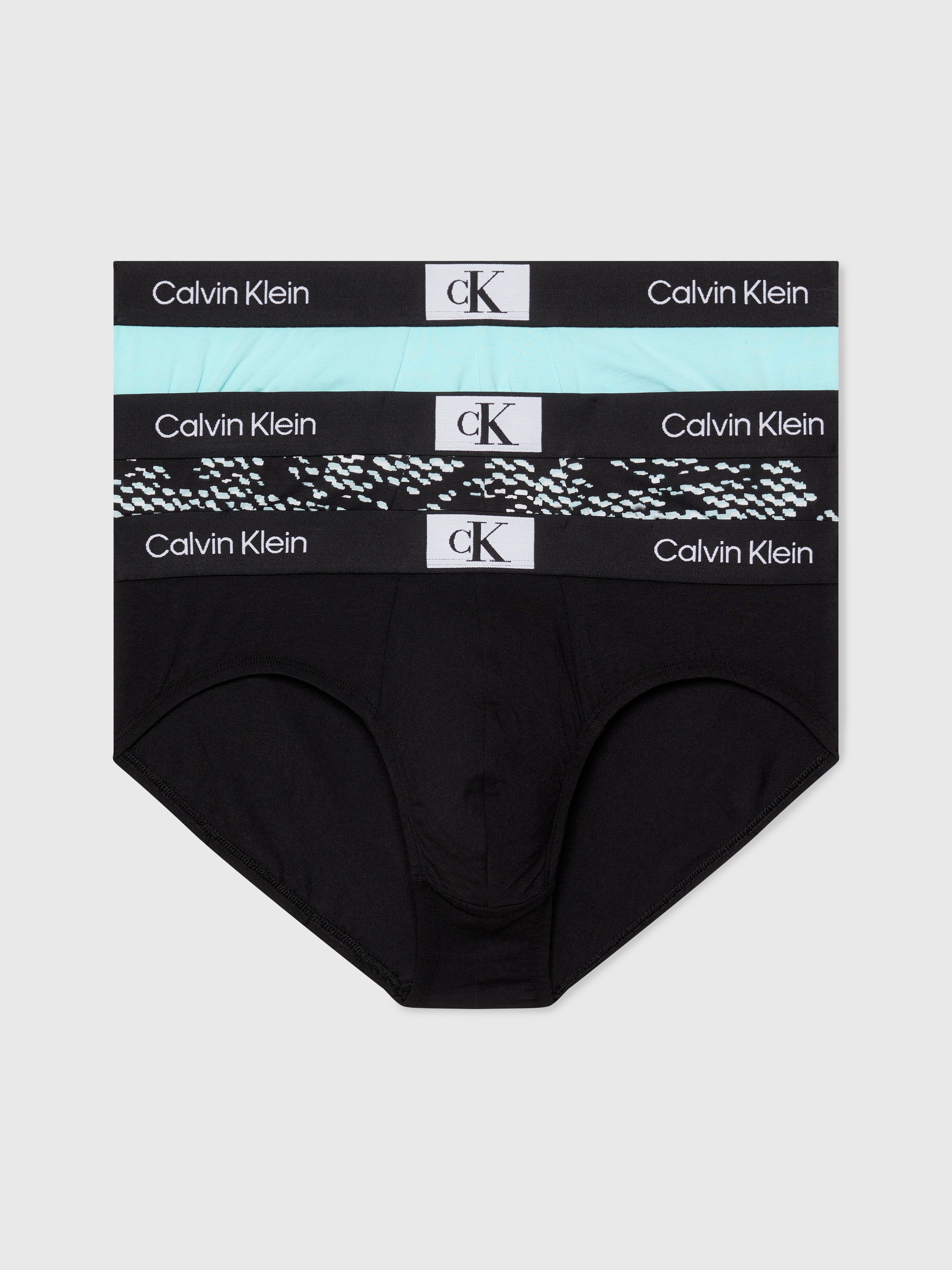 Calvin Klein Underwear Hipster "HIP BRIEF 3PK", (Packung, 3 St., 3er-Pack), mit Logo-Elastikbund