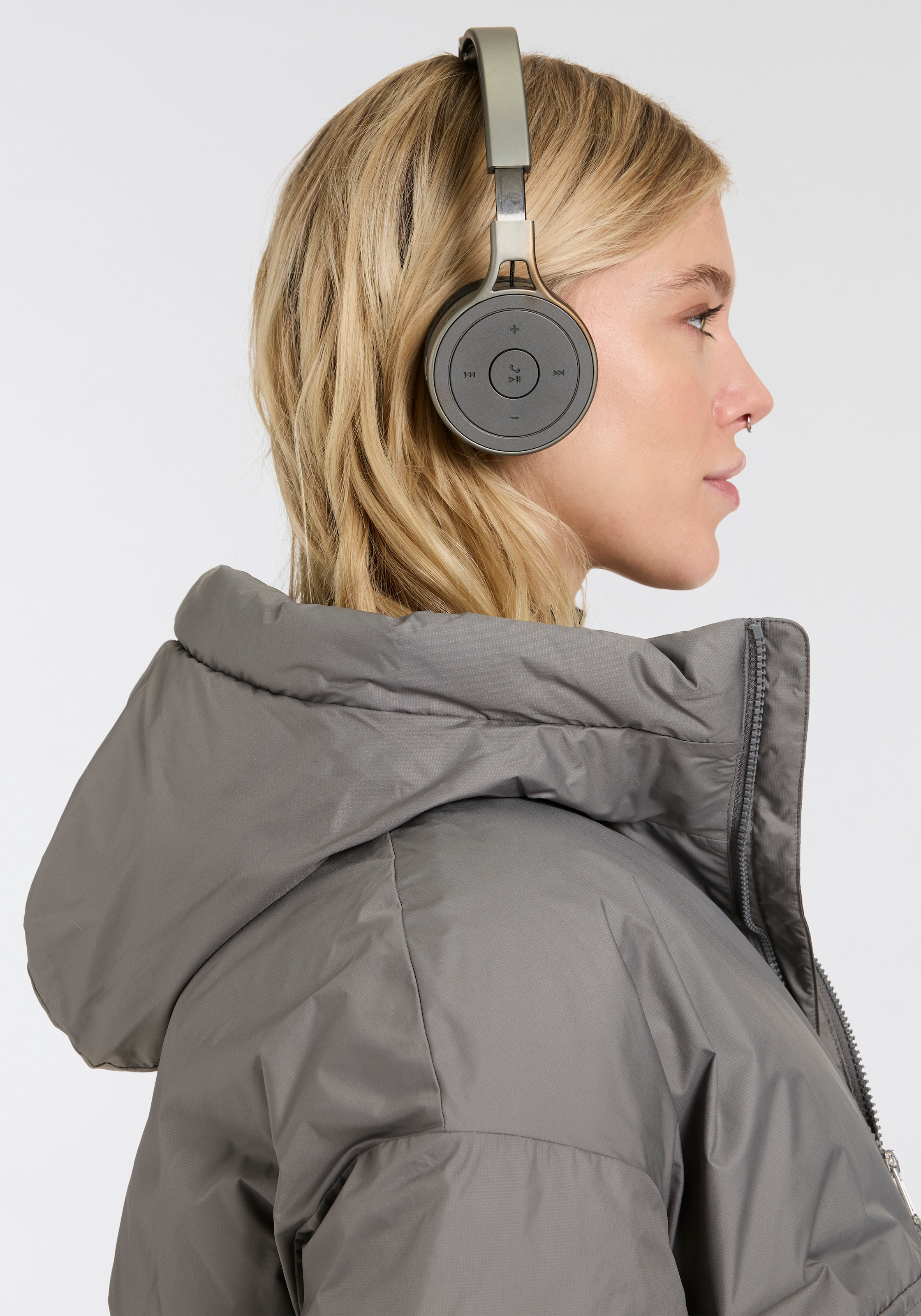 Converse Steppjacke mit Kapuze