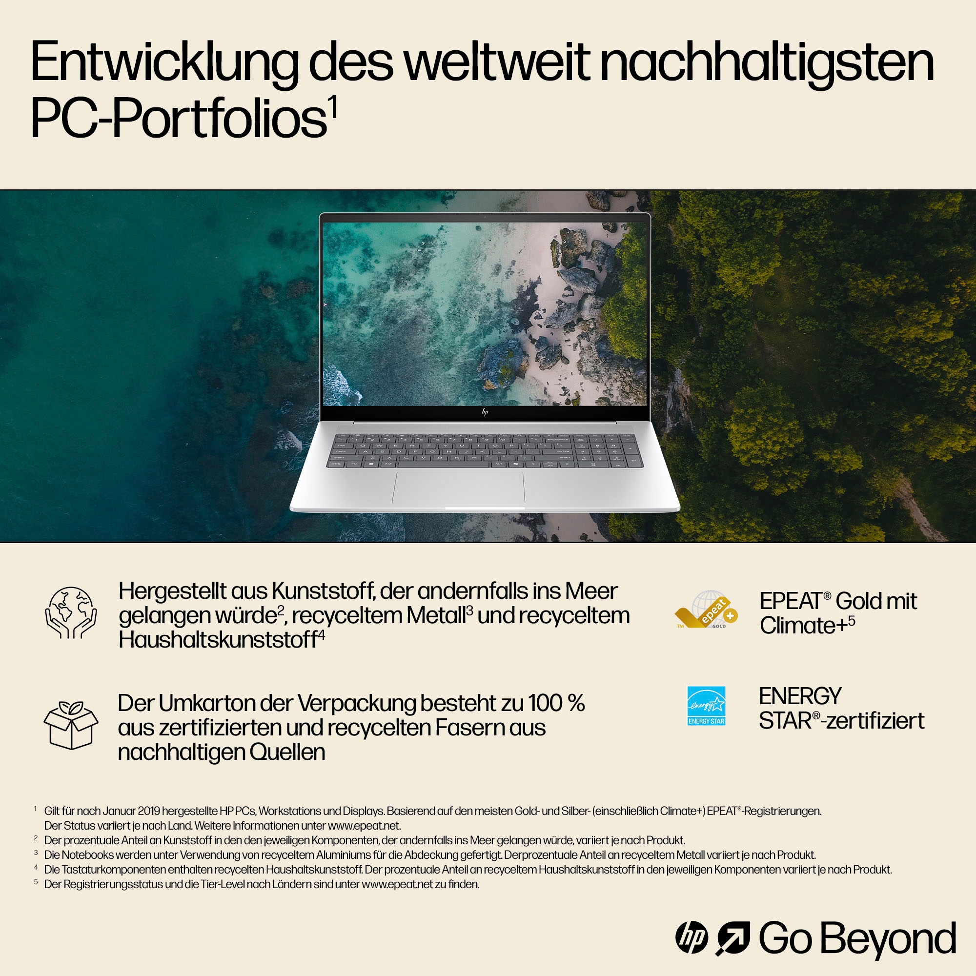 HP Notebook »Envy 17-da0277ng«, 43,9 cm, / 17,3 Zoll, Intel, Core Ultra 7, GeForce RTX 3050, 512 GB SSD