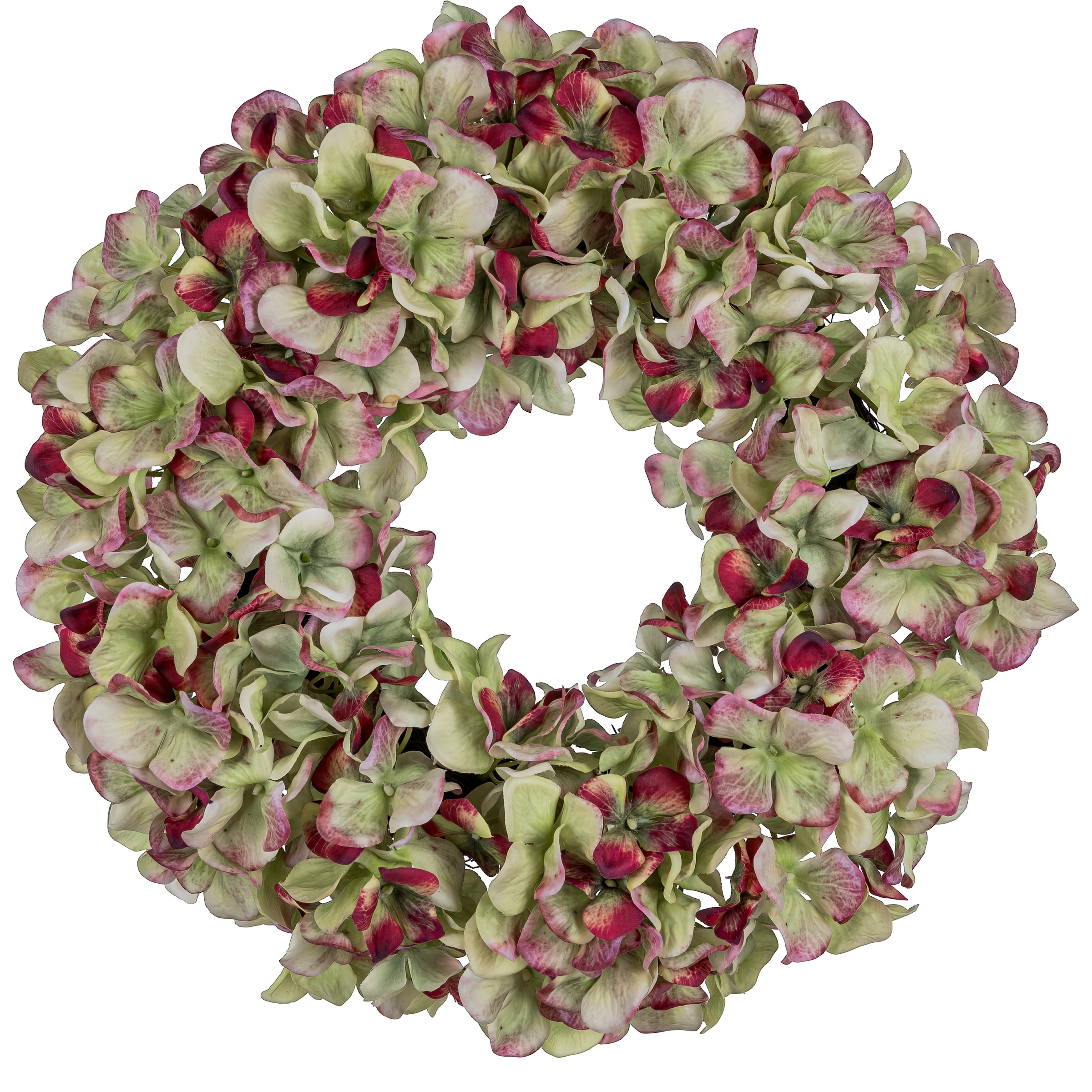 Creativ green Kunstkranz "Hortensienkranz" mit zahlreichen Blüten günstig online kaufen