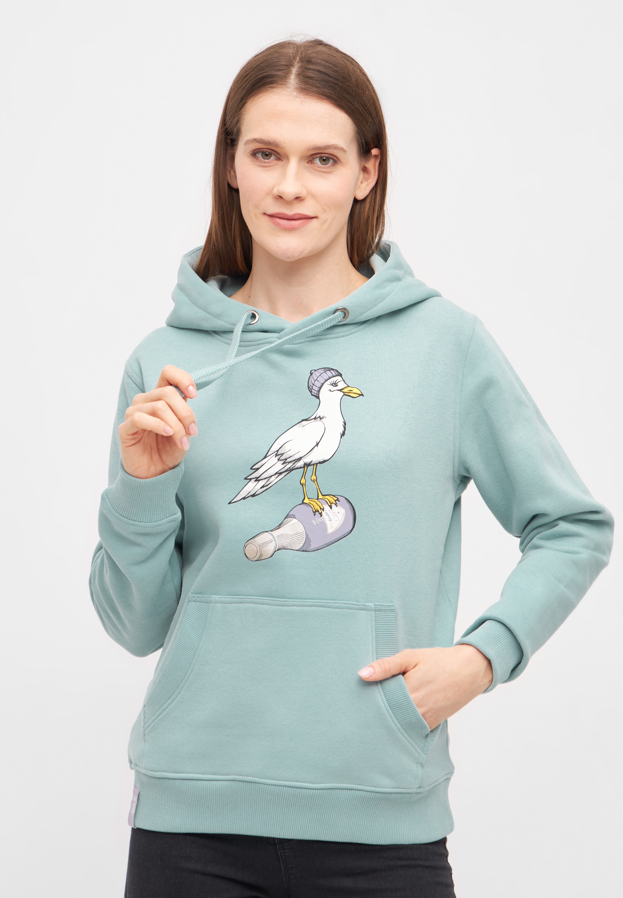 Derbe Kapuzenpullover "Sturmmöwin", Kapuze, Nachhaltig, Organic Cotton, Got günstig online kaufen