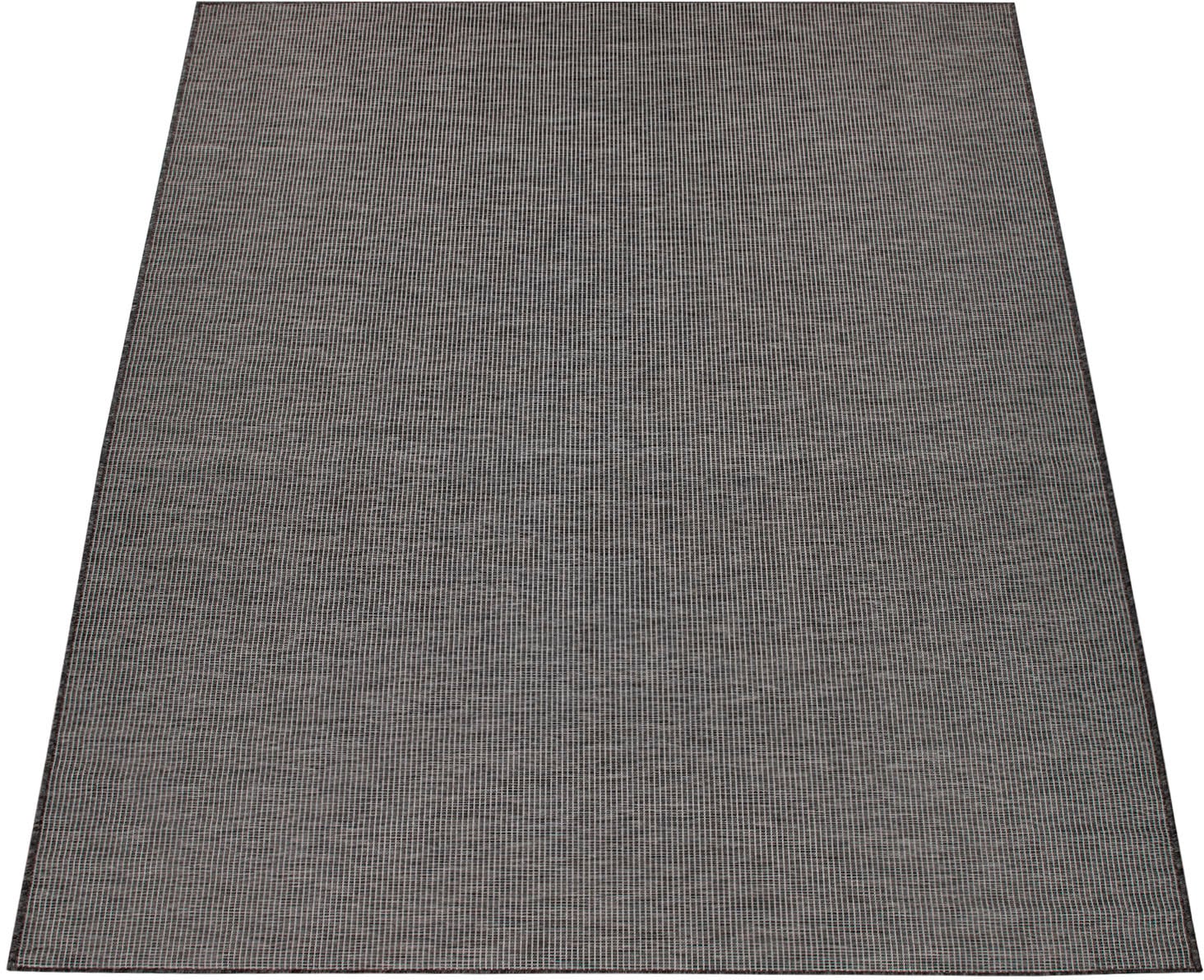 Paco Home Teppich »Sonset«, rechteckig, Flachgewebe, auf | meliert, Rechnung Outdoor geeignet, In- und Wohnzimmer BAUR