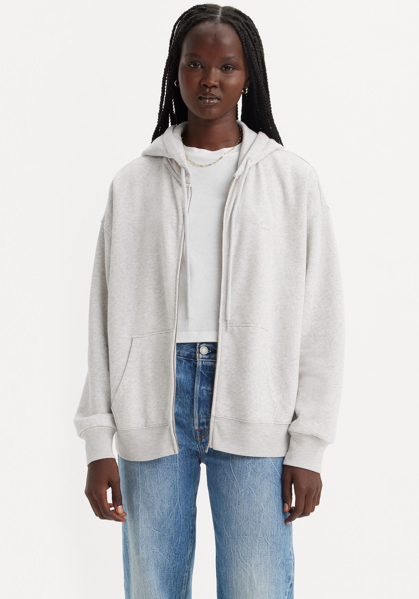 Levi's® Kapuzensweatjacke »EVERYDAY ZIP HOODIE« mit Logo Stickerei