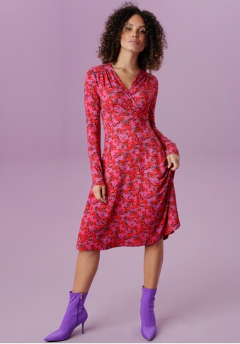 Aniston SELECTED Jerseykleid, mit Ausschnitt in Wickel-Optik - NEUE KOLLEKTION kaufen