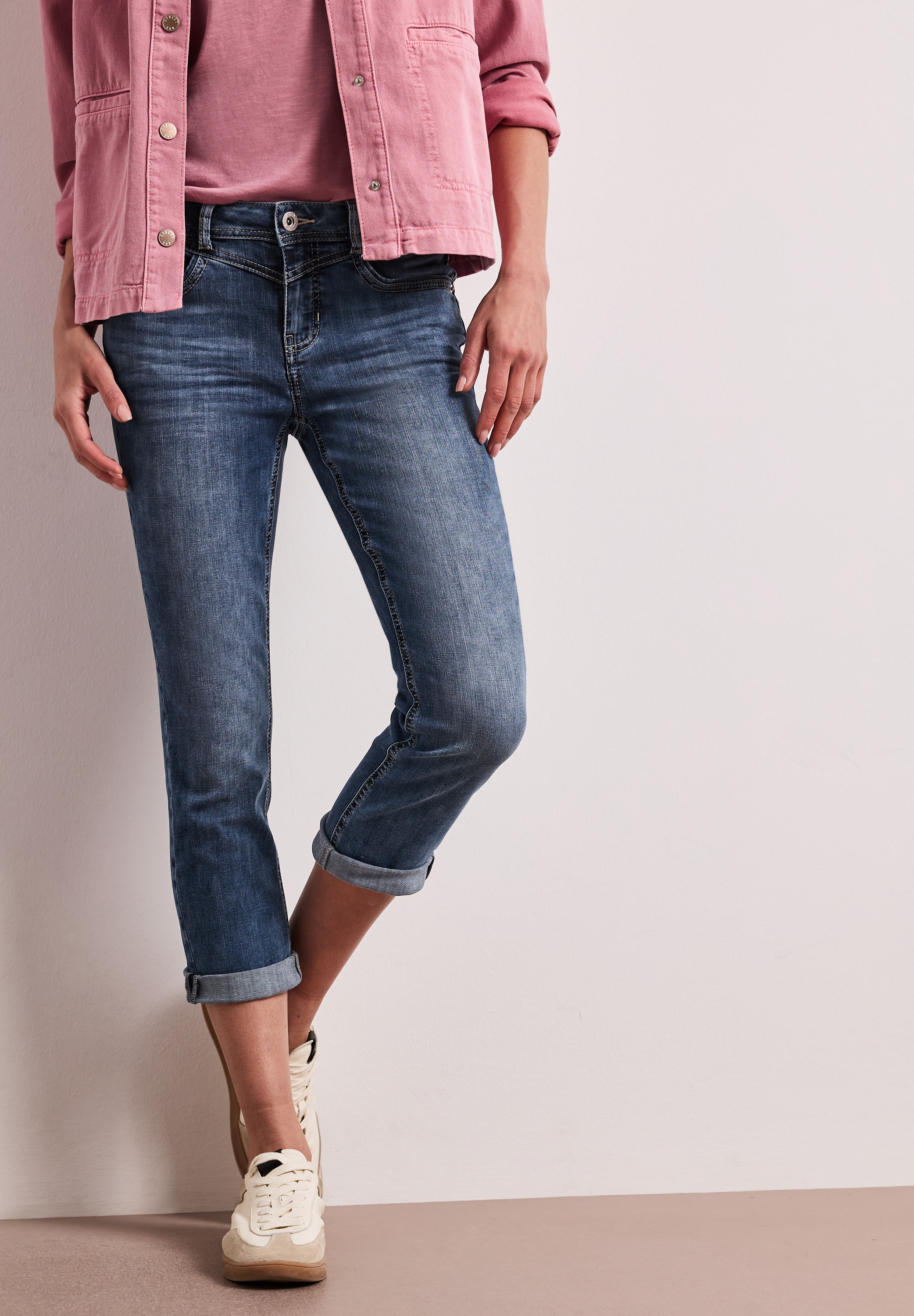 STREET ONE 7/8-Jeans "Style Jane" im Slim Fit und mit Stretch