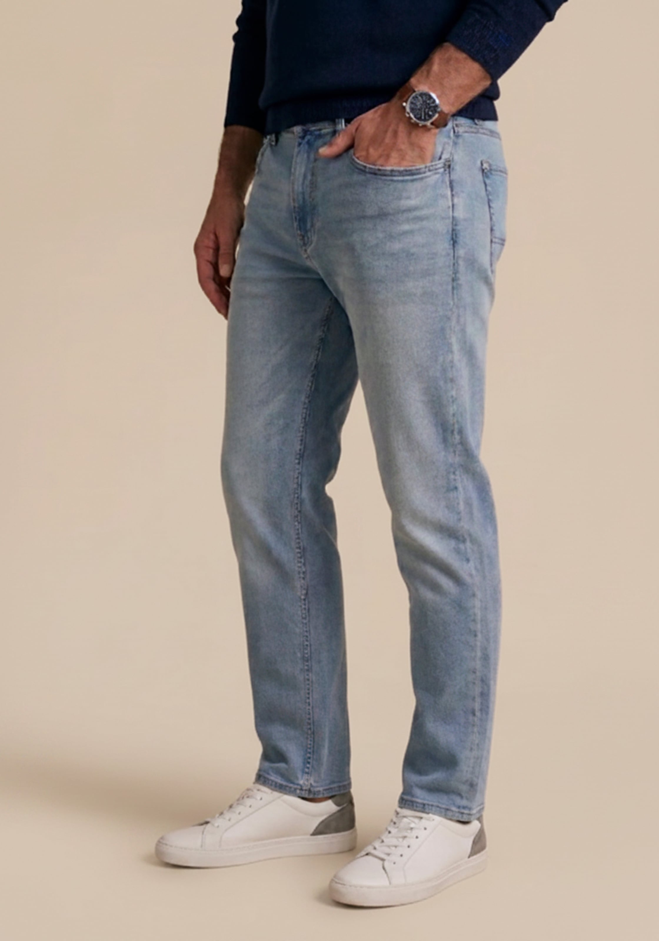 Mans World Plus Jogg Pants "Große Größen, comfort fit" Comfort Fit, gerade Beinform, mit Knopf- und Reißverschluss