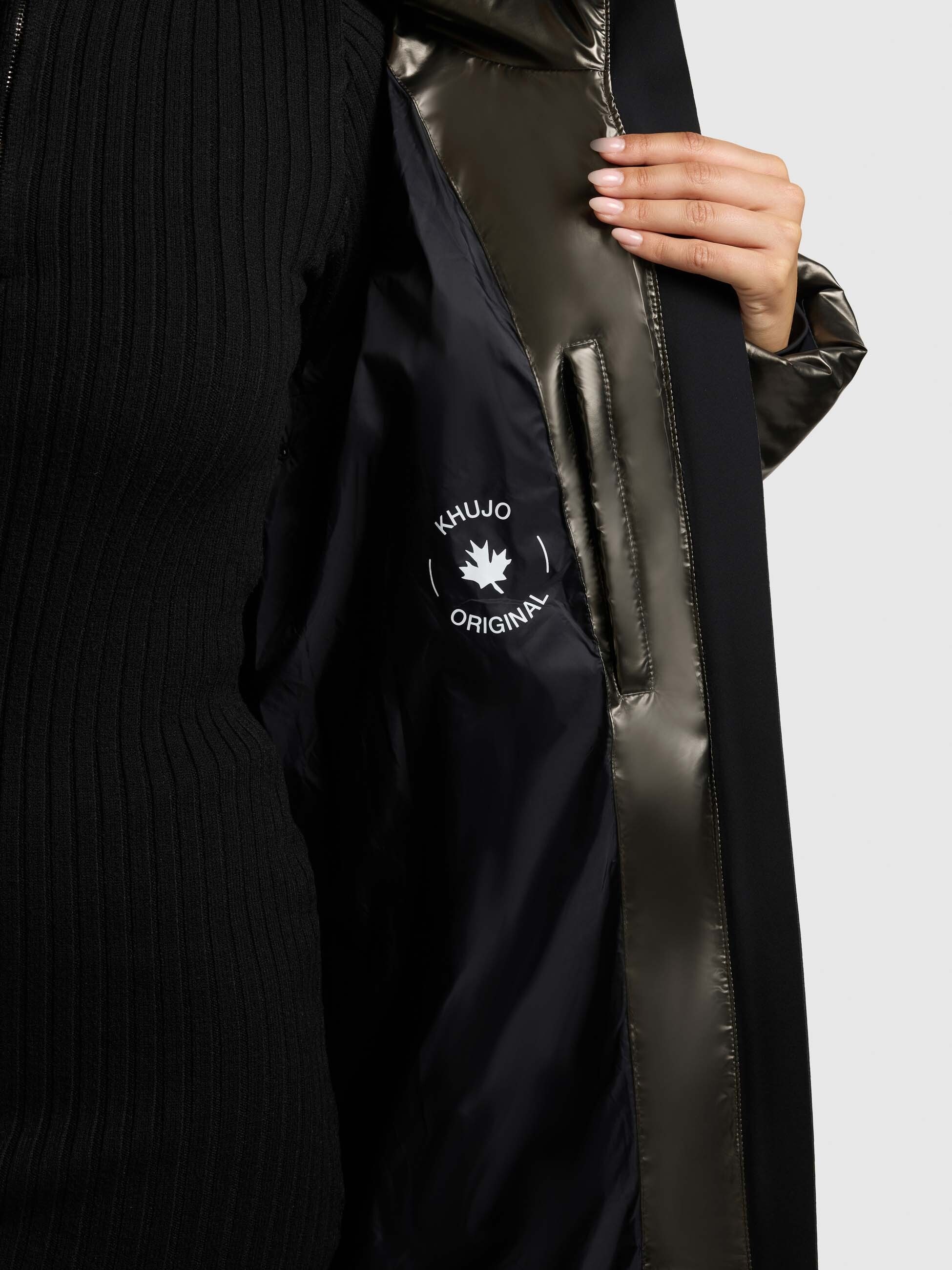 khujo Steppmantel »RUBINA2 SHINY«